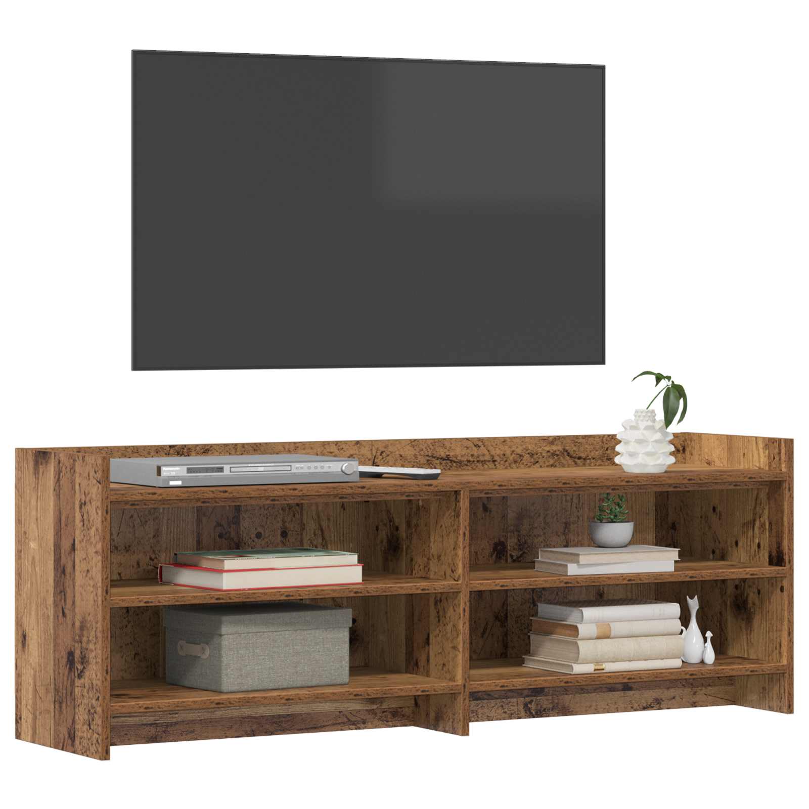 Meuble TV 135 x 33 x 47 cm Bois ancien Bois d'ingénierie