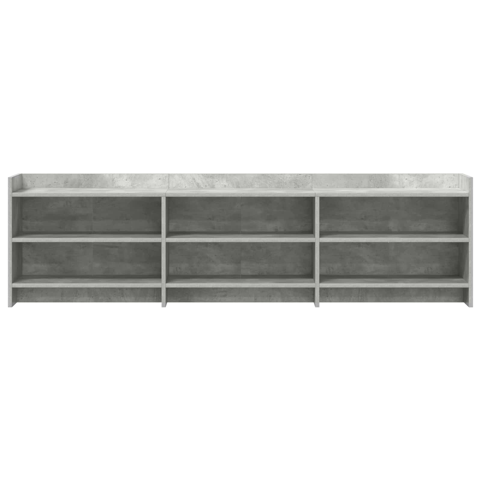 Meuble TV 168 x 33 x 47 cm Gris béton Bois d'ingénierie