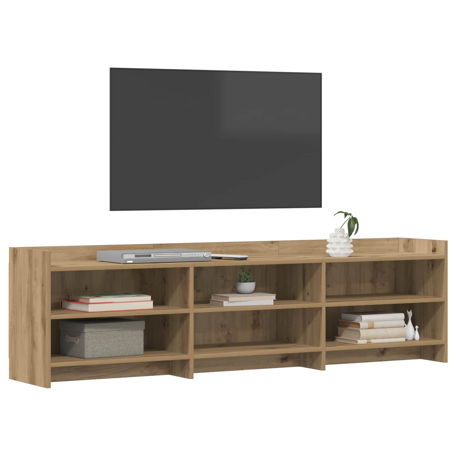 Meuble TV 168 x 33 x 47 cm Chêne artisanal Bois d'ingénierie