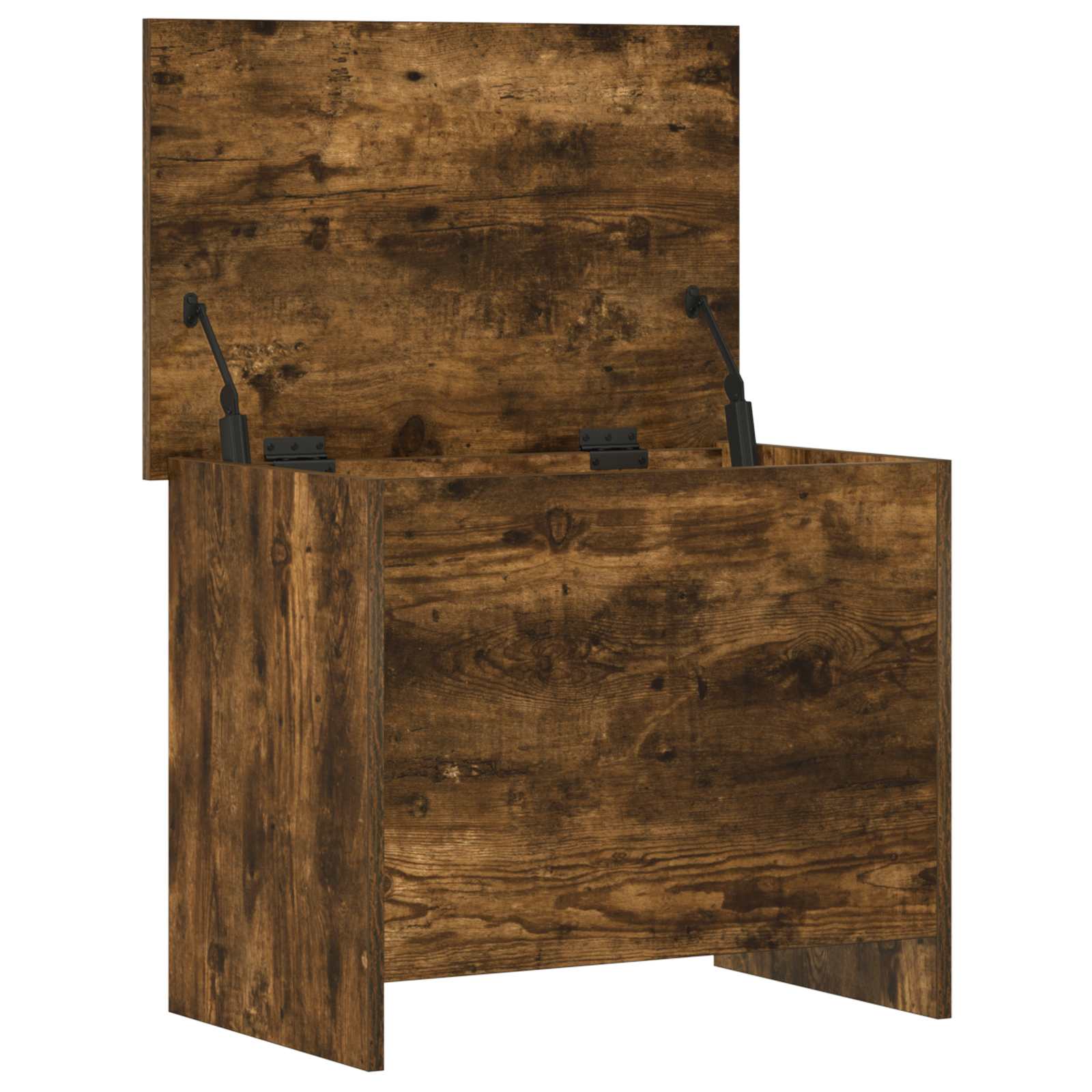 Coffre de rangement avec stockage Chêne fumé 60 x 40 x 50 cm