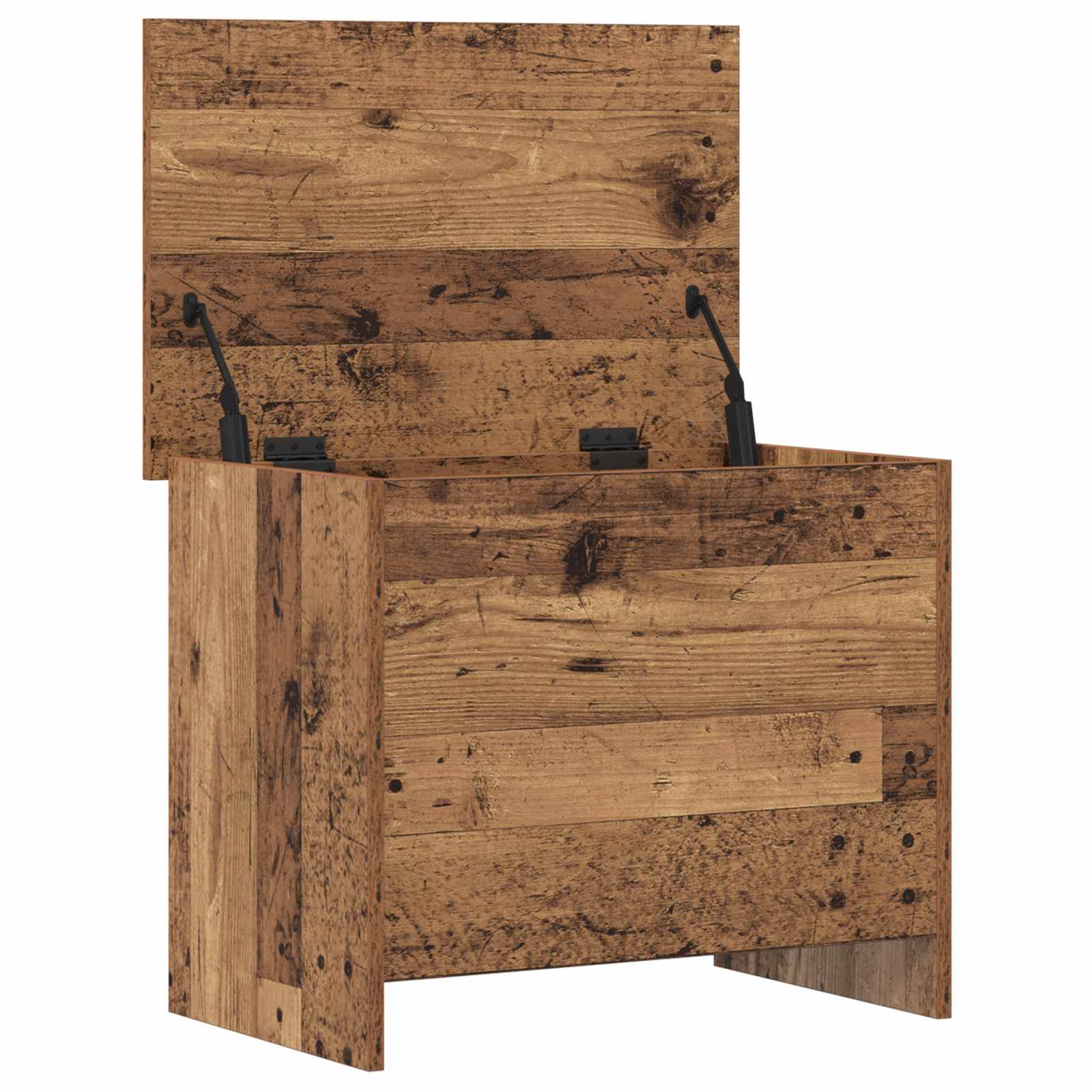 Coffre de rangement avec stockage Bois ancien 60 x 40 x 50 cm