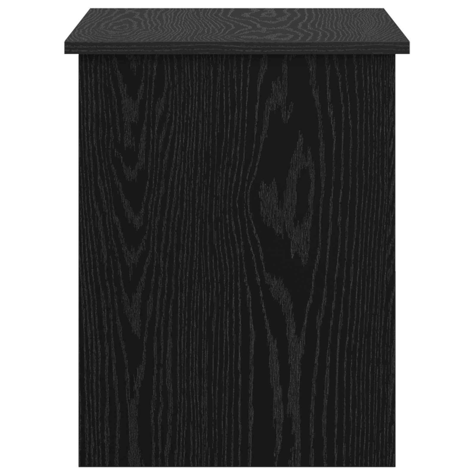 Coffre de rangement avec stockage Chêne noir 80 x 40 x 50 cm