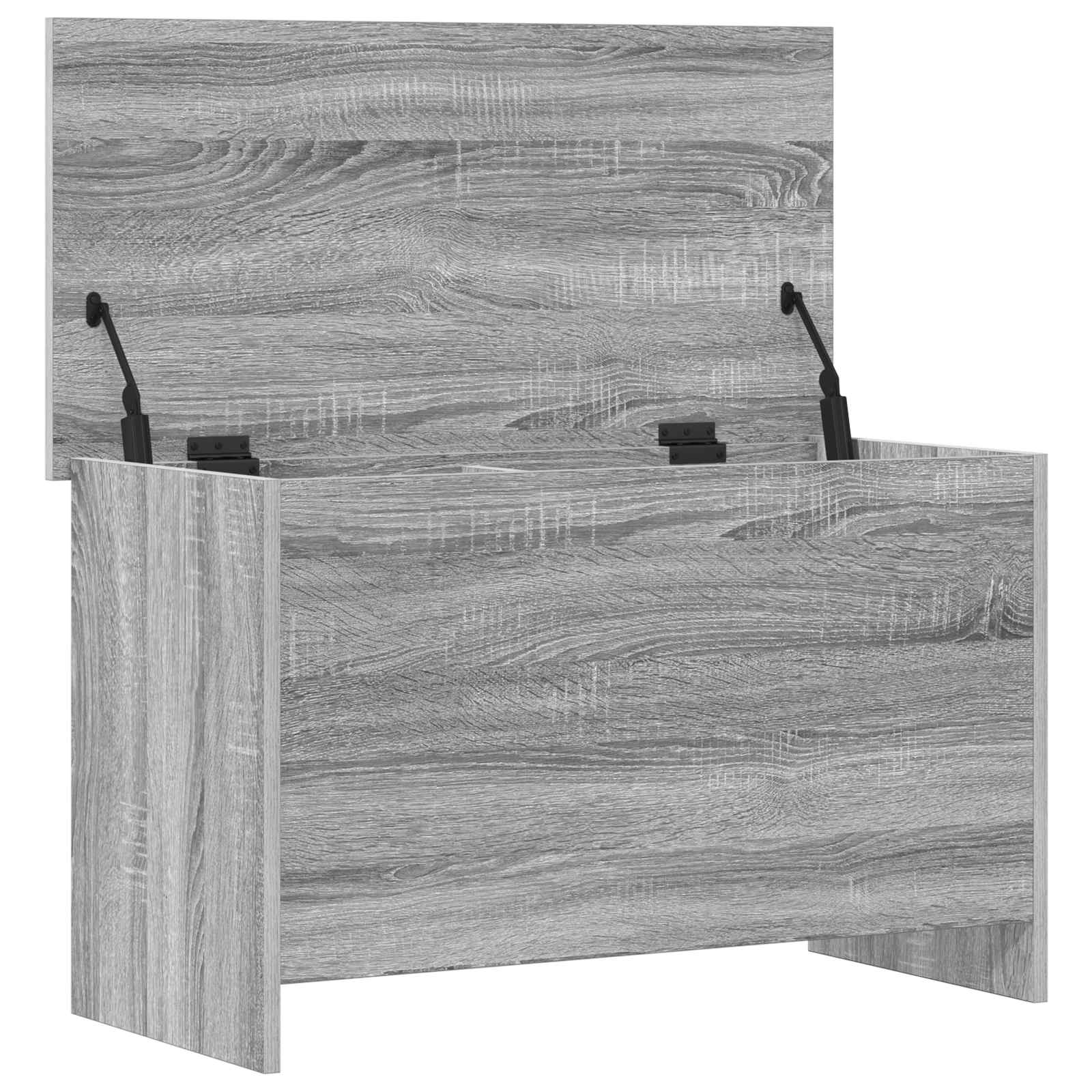 Coffre de rangement avec stockage Sonoma gris 80 x 40 x 50 cm