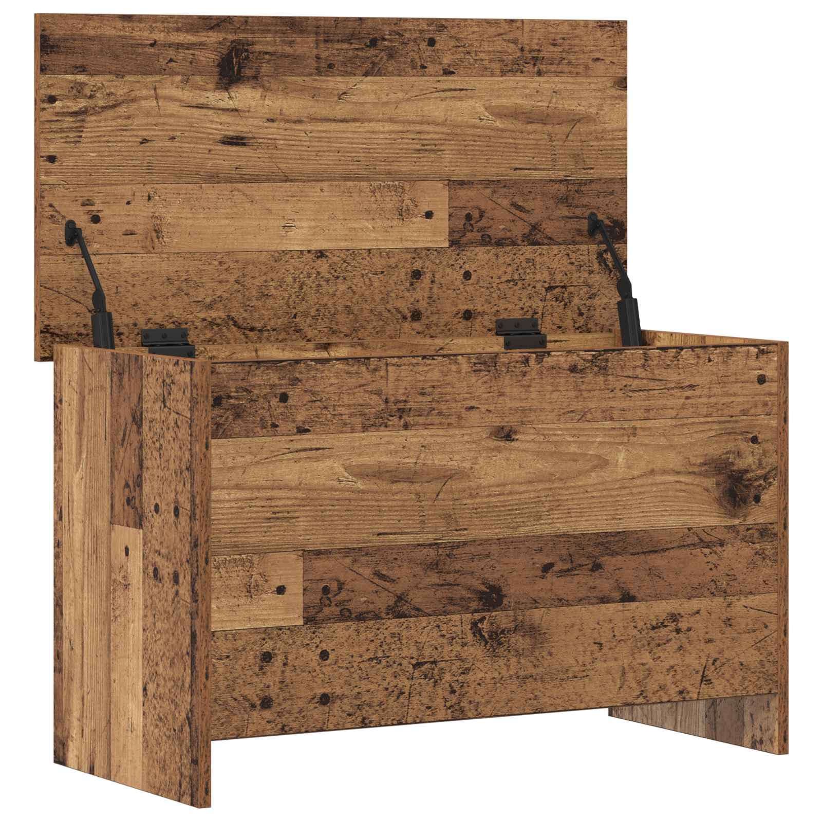 Coffre de rangement avec stockage Bois ancien 80 x 40 x 50 cm