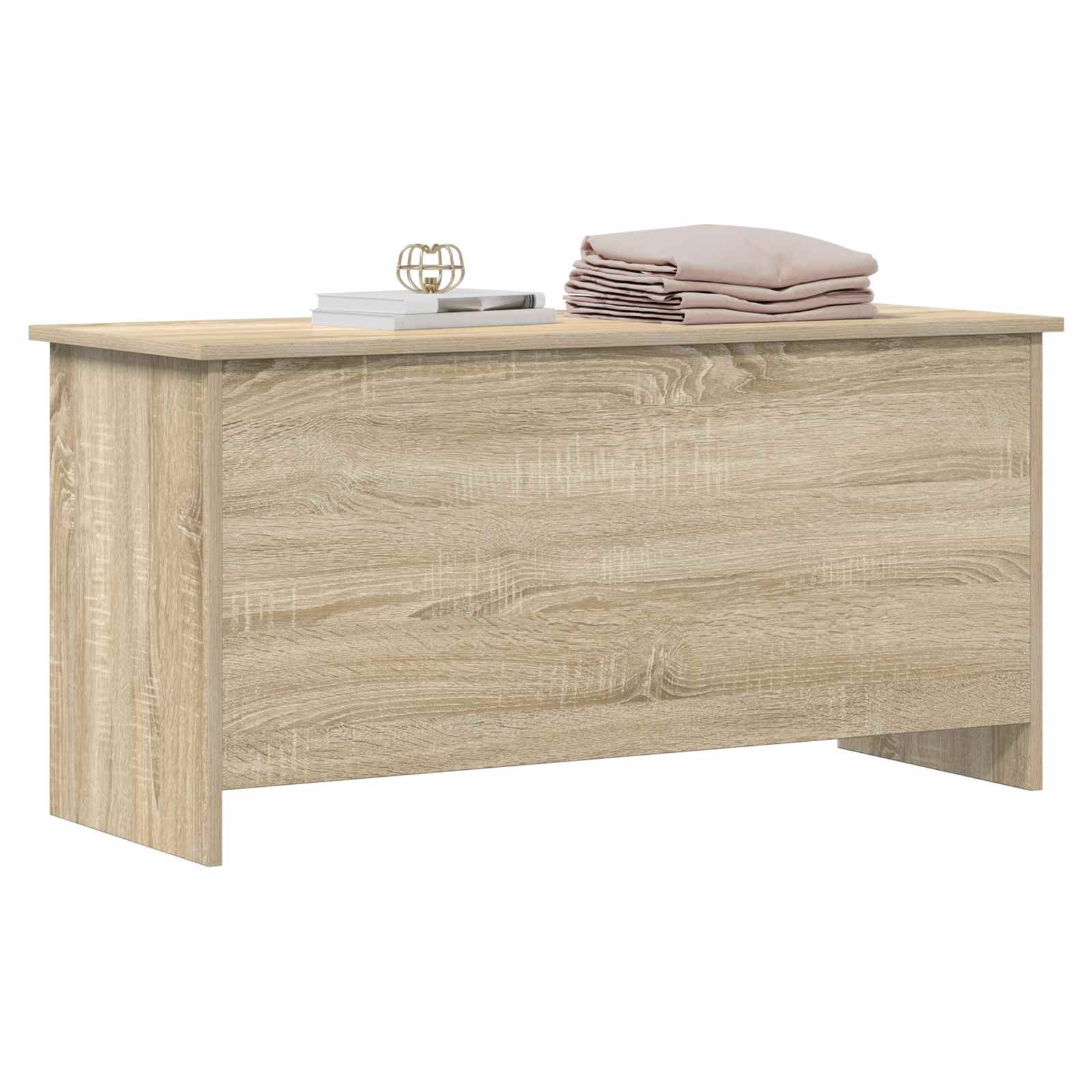 Coffre de rangement avec stockage Chêne Sonoma 100 x 40 x 50 cm