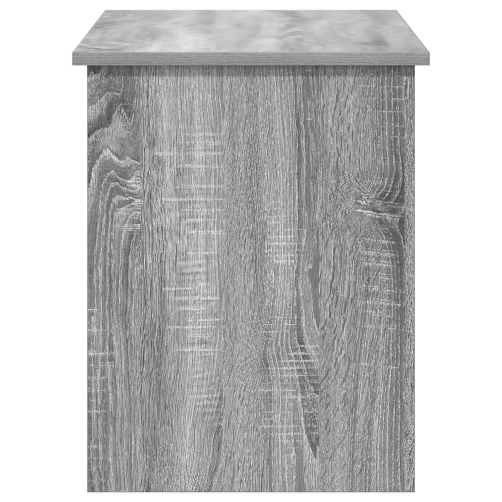 Coffre de rangement avec stockage Sonoma gris 100 x 40 x 50 cm