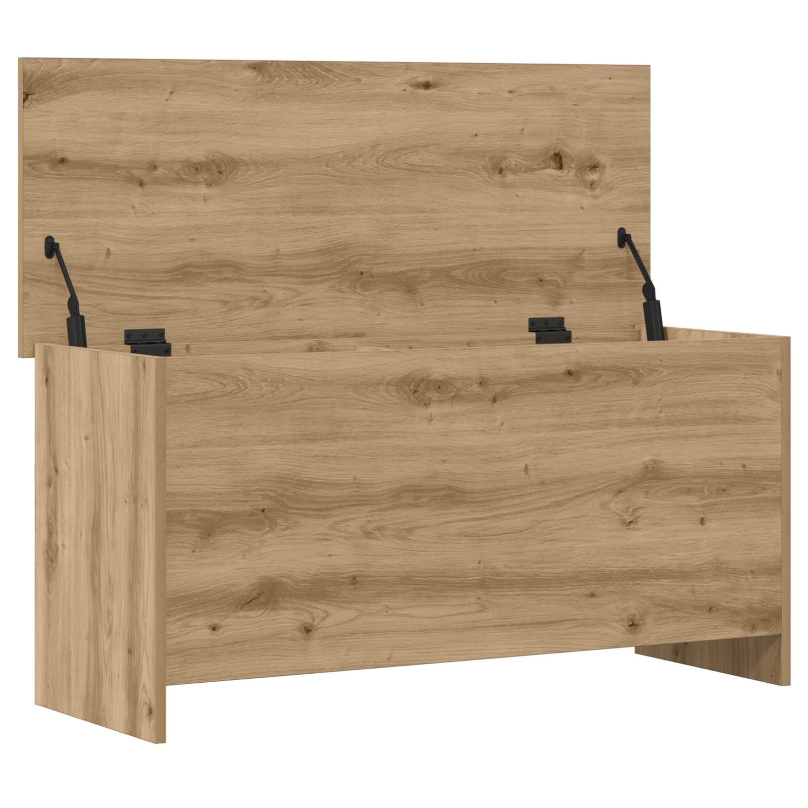 Coffre de rangement Chêne artisanal 100 x 40 x 50 cm