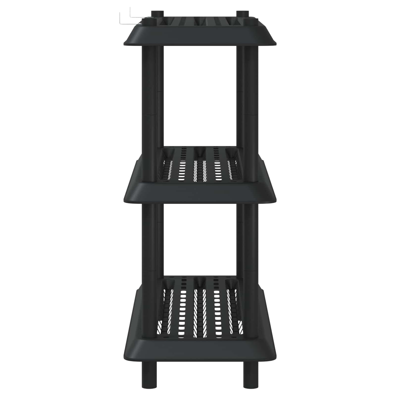 Unité de rangement 3 niveaux 100 x 40 x 96 cm PP Anthracite - XIOS