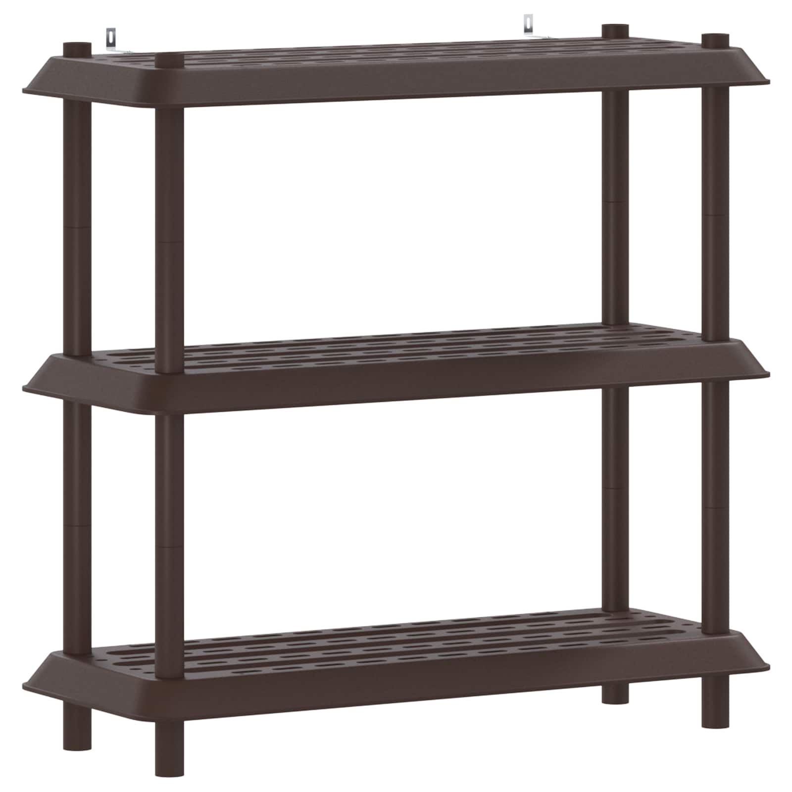Unité de rangement 3 niveaux 100 x 40 x 96 cm PP Marron - XIOS