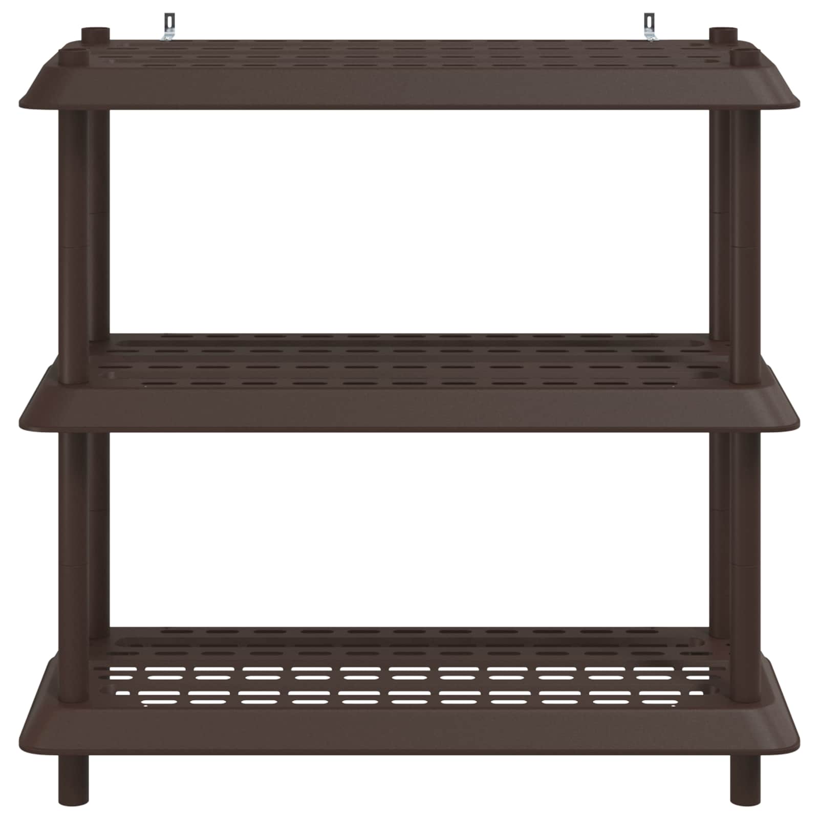 Unité de rangement 3 niveaux 100 x 40 x 96 cm PP Marron - XIOS