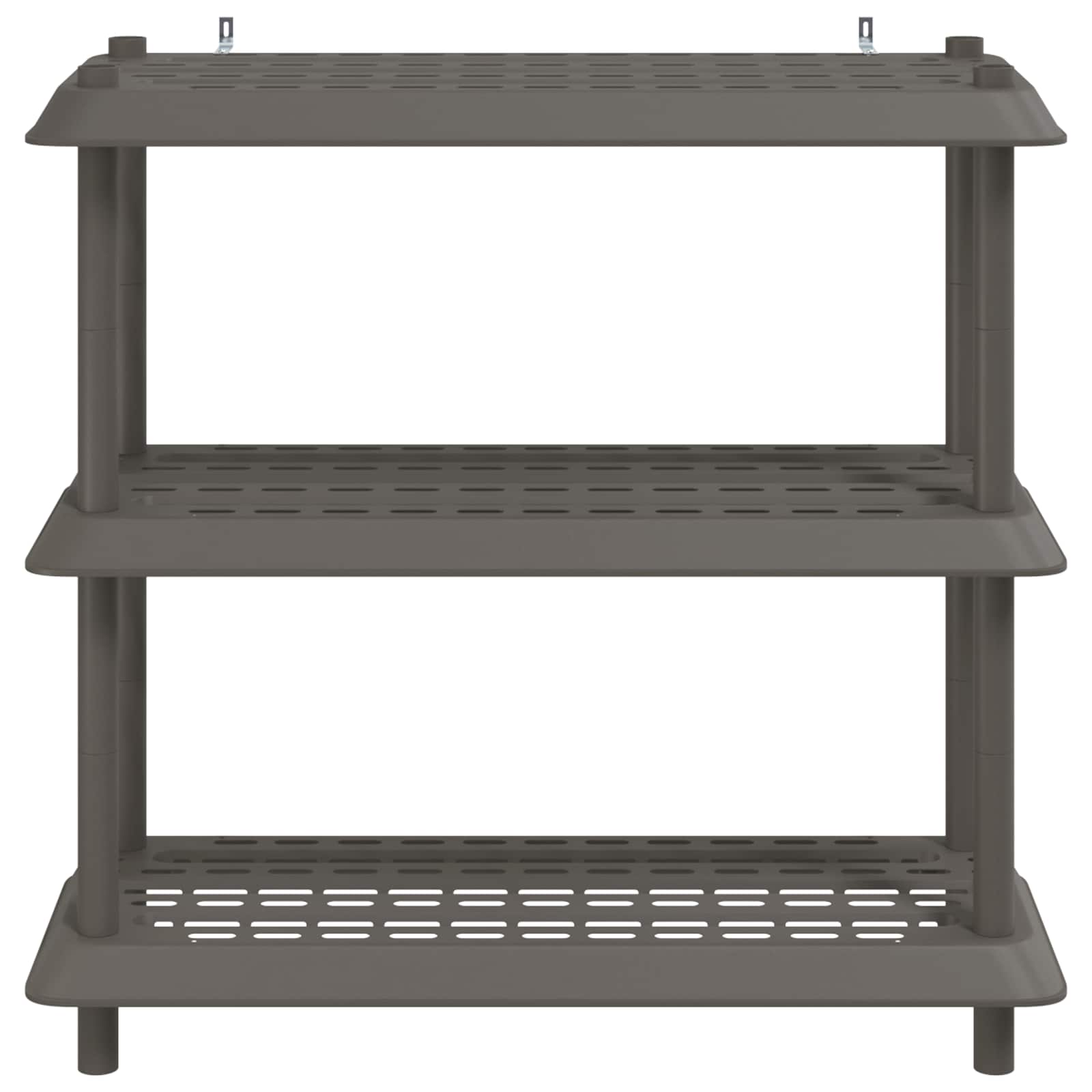 Unité de rangement 3 niveaux 100 x 40 x 96 cm PP Gris clair - XIOS