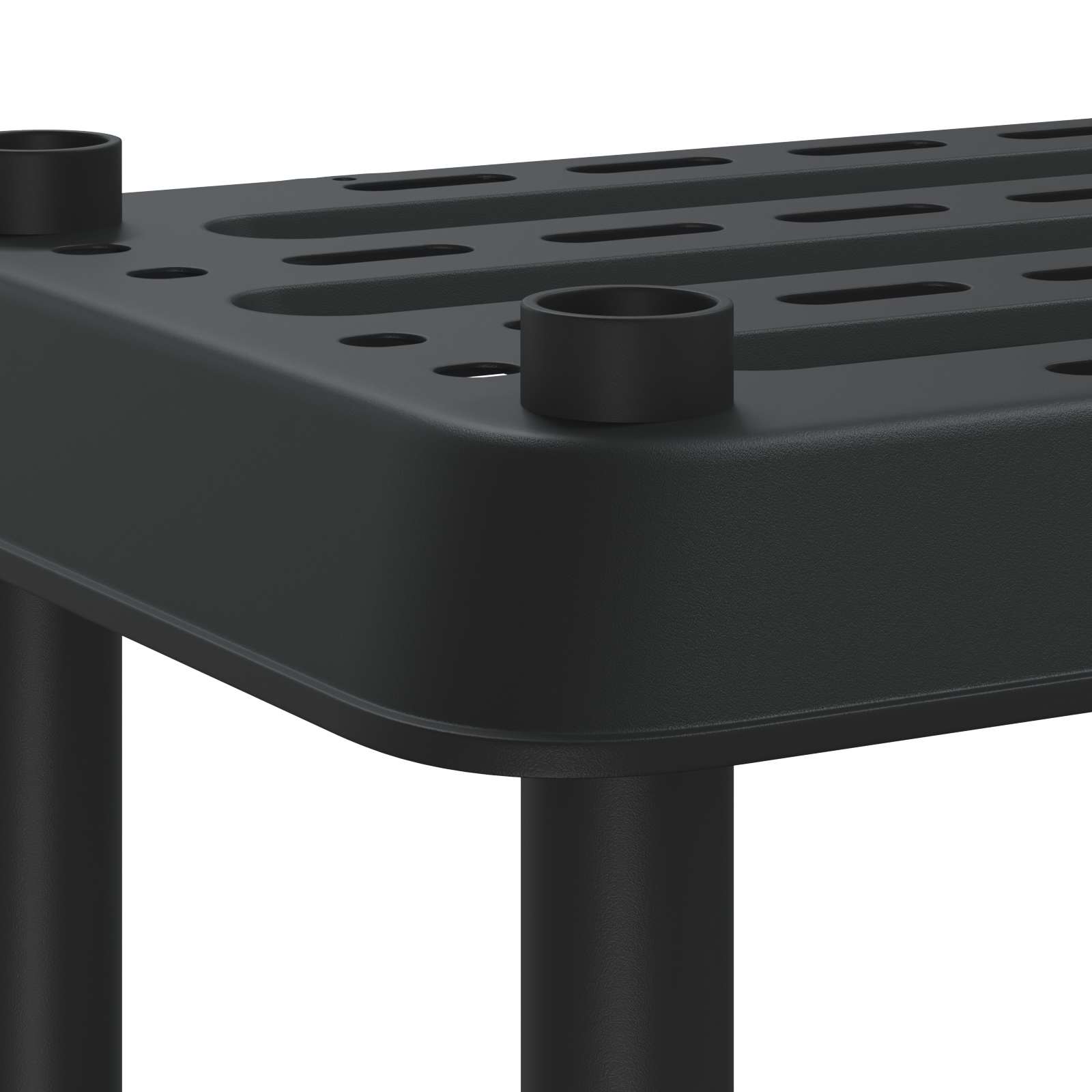 Unité de rangement 4 niveaux 100 x 40 x 136,5 cm PP Anthracite - XIOS