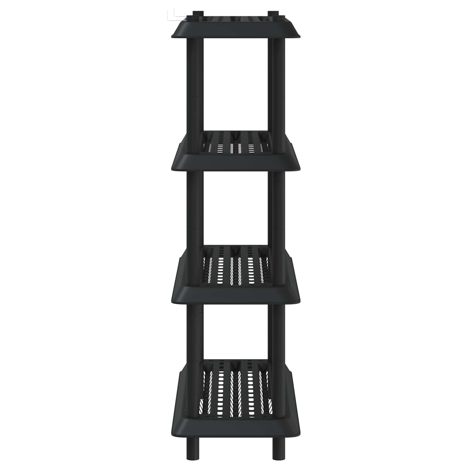 Unité de rangement 4 niveaux 100 x 40 x 136,5 cm PP Anthracite - XIOS