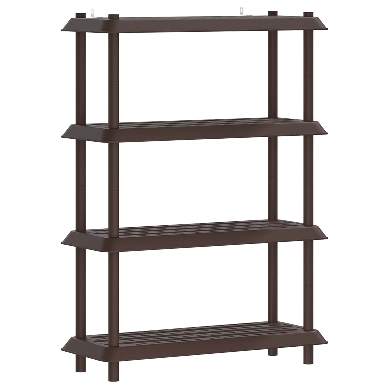 Unité de rangement 4 niveaux 100 x 40 x 136,5 cm PP Marron - XIOS