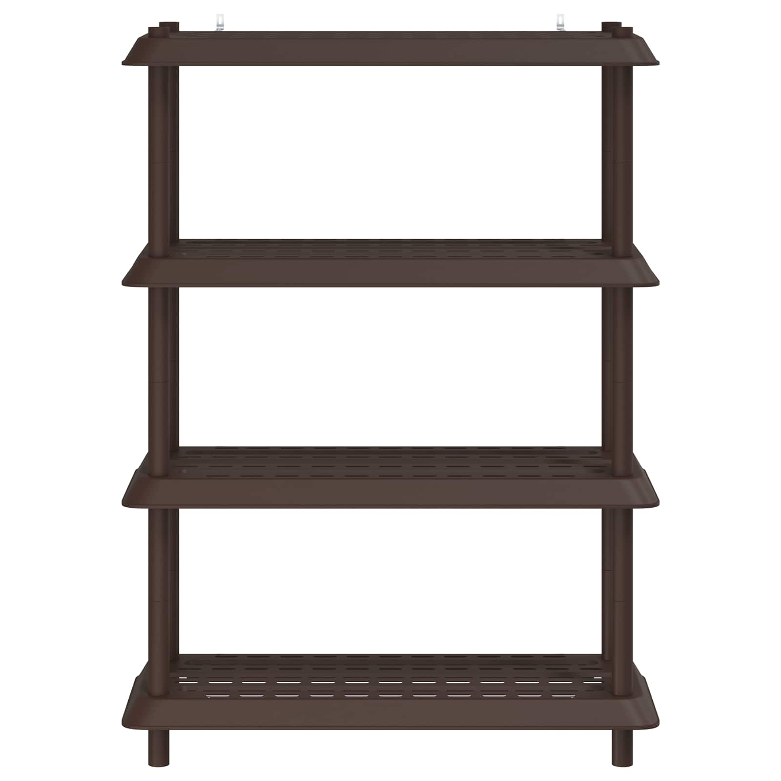 Unité de rangement 4 niveaux 100 x 40 x 136,5 cm PP Marron - XIOS