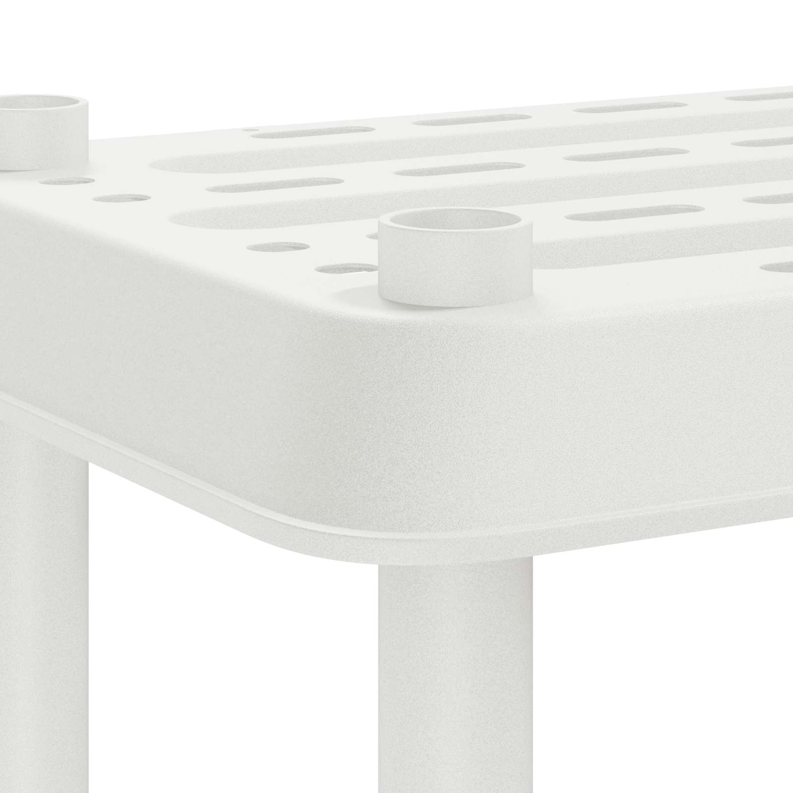 Unité de rangement 4 niveaux 100 x 40 x 136,5 cm PP Blanc - XIOS