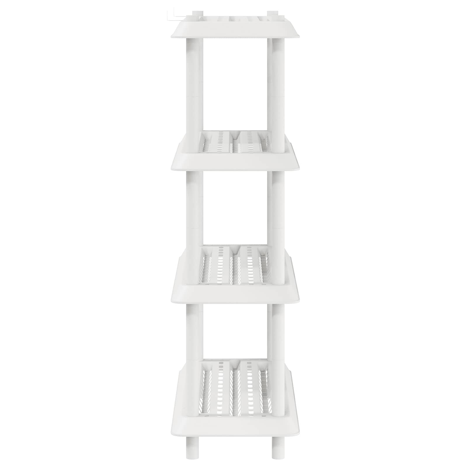 Unité de rangement 4 niveaux 100 x 40 x 136,5 cm PP Blanc - XIOS