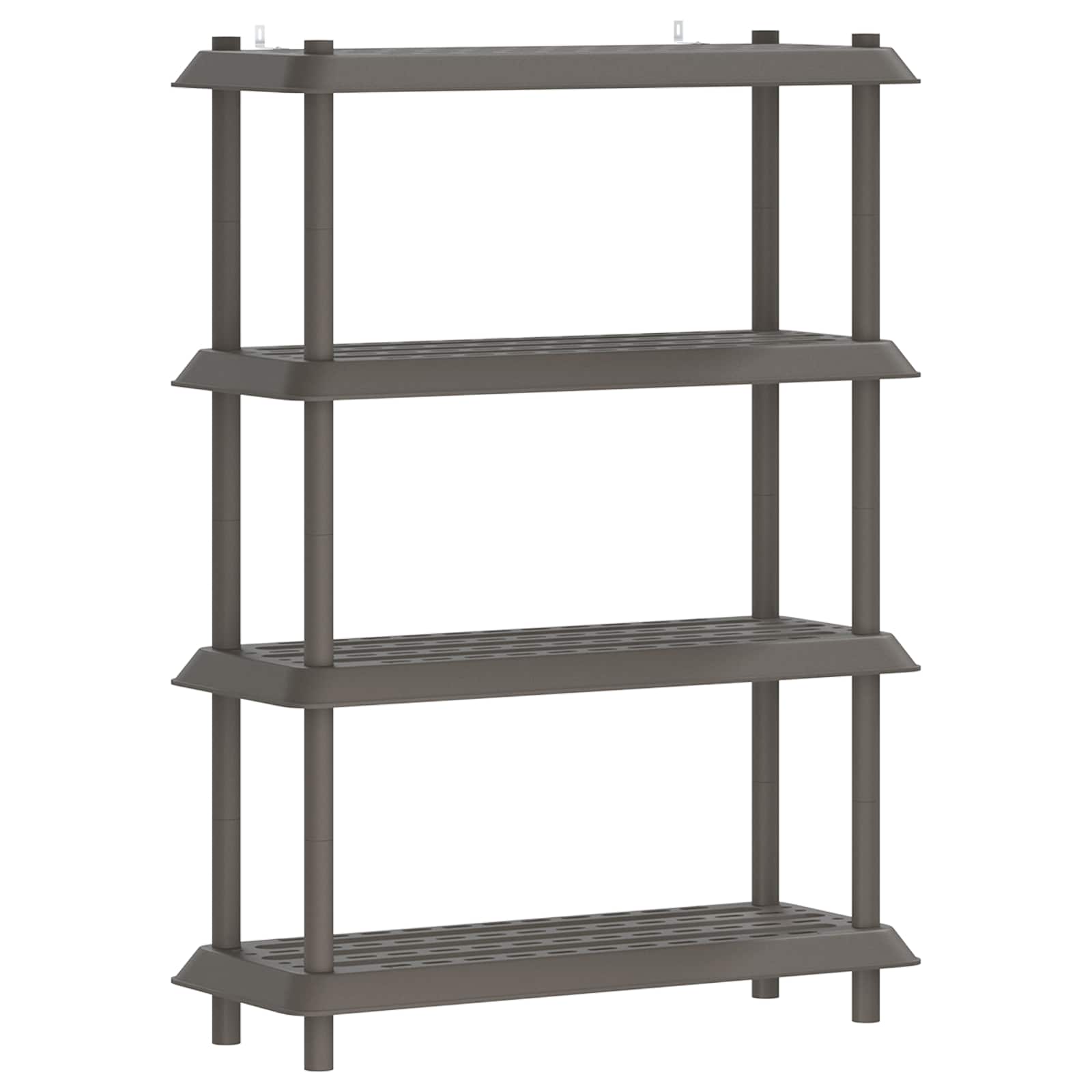 Unité de rangement 4 niveaux 100 x 40 x 136,5 cm PP Gris clair - XIOS