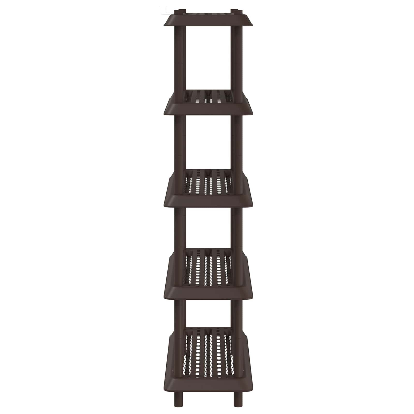 Unité de rangement 5 niveaux 100 x 40 x 177 cm PP Marron - XIOS