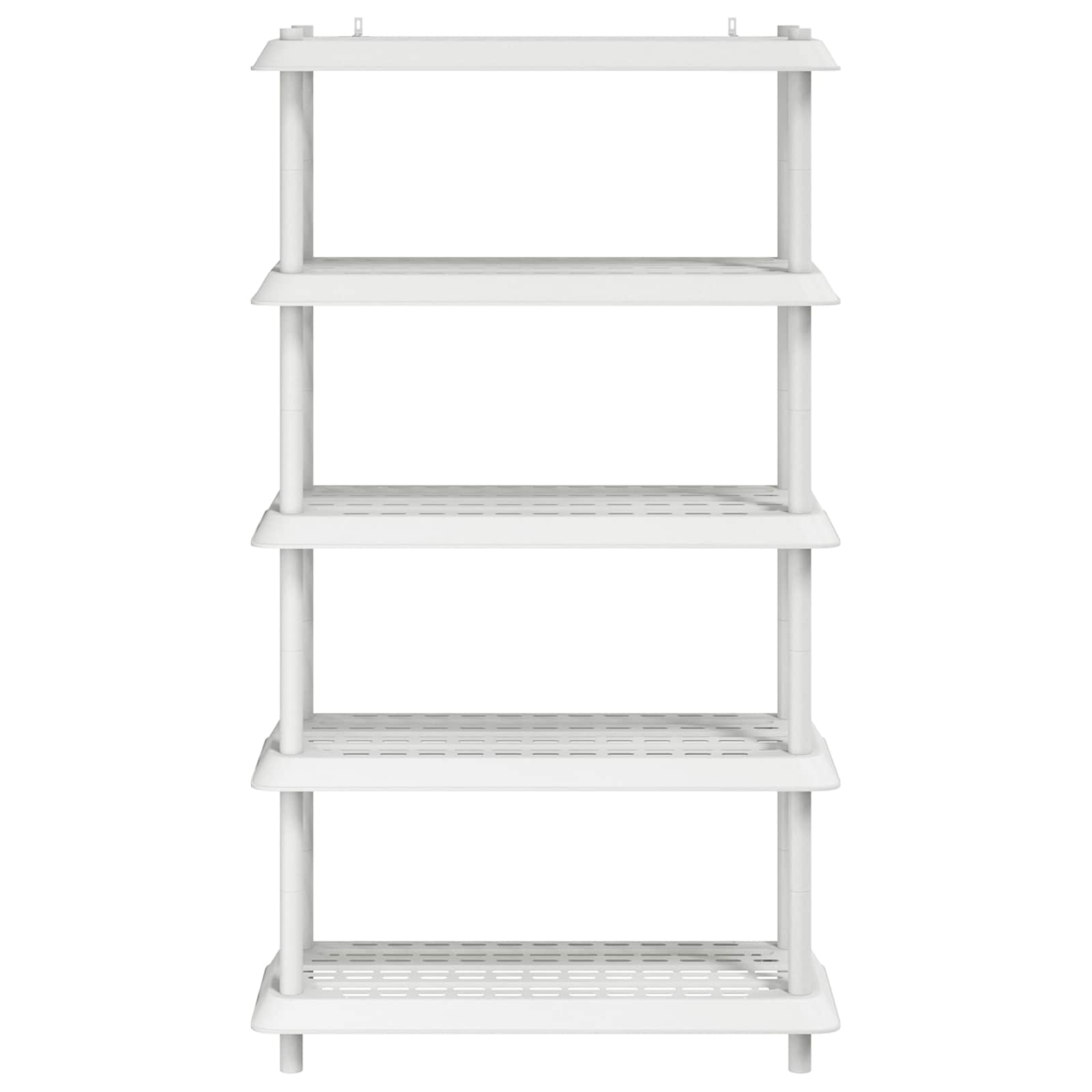 Unité de rangement 5 niveaux 100 x 40 x 177 cm PP Blanc - XIOS