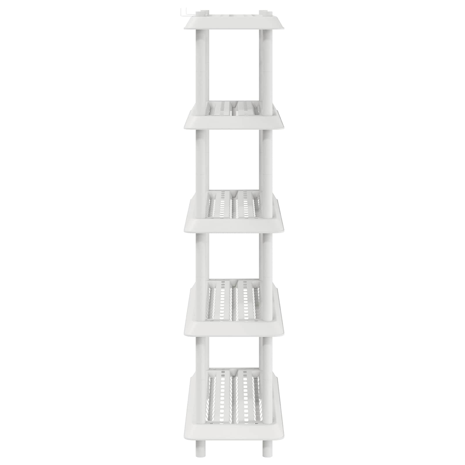 Unité de rangement 5 niveaux 100 x 40 x 177 cm PP Blanc - XIOS