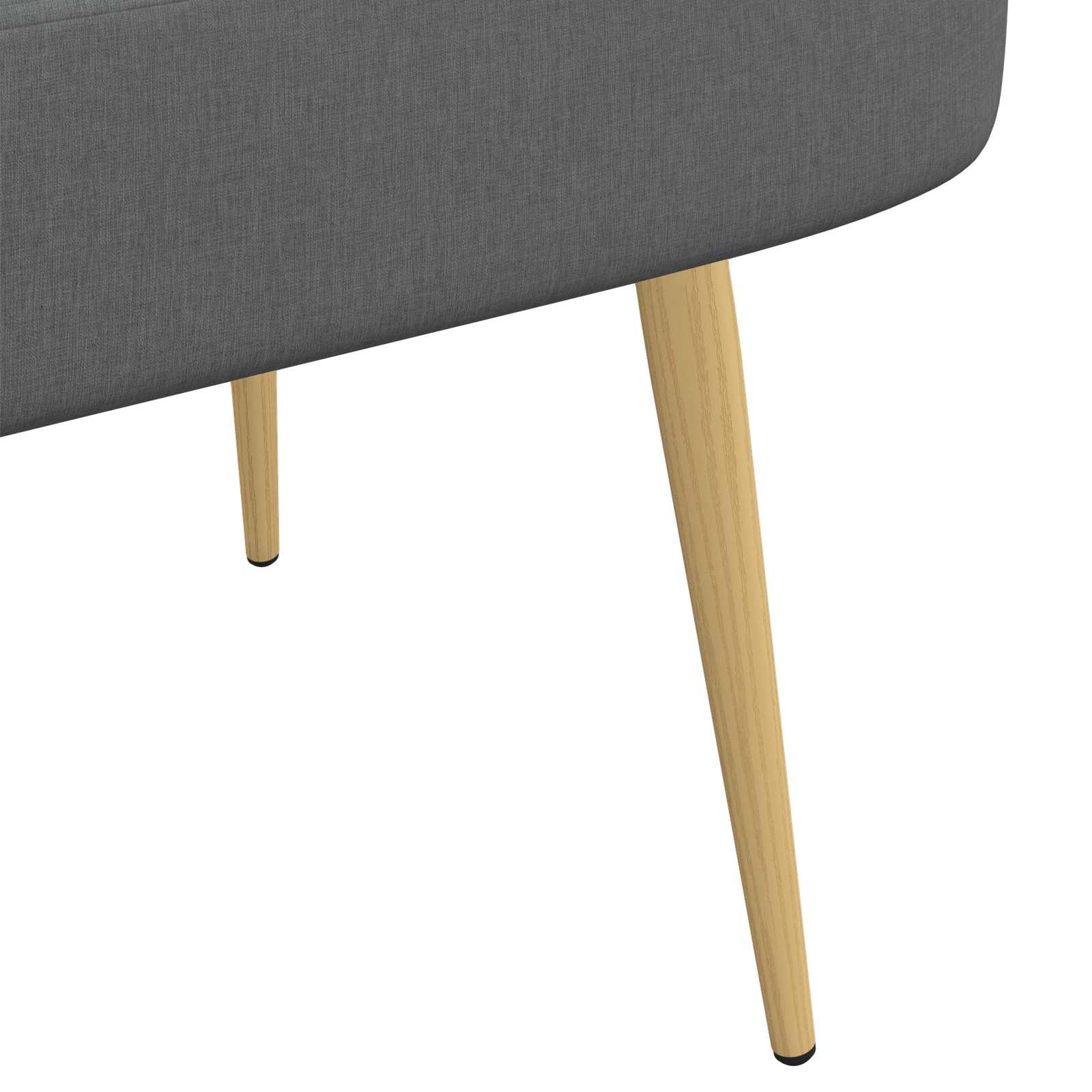 Banc rembourré avec dossier Gris foncé 110 x 60 x 76 cm - XIOS