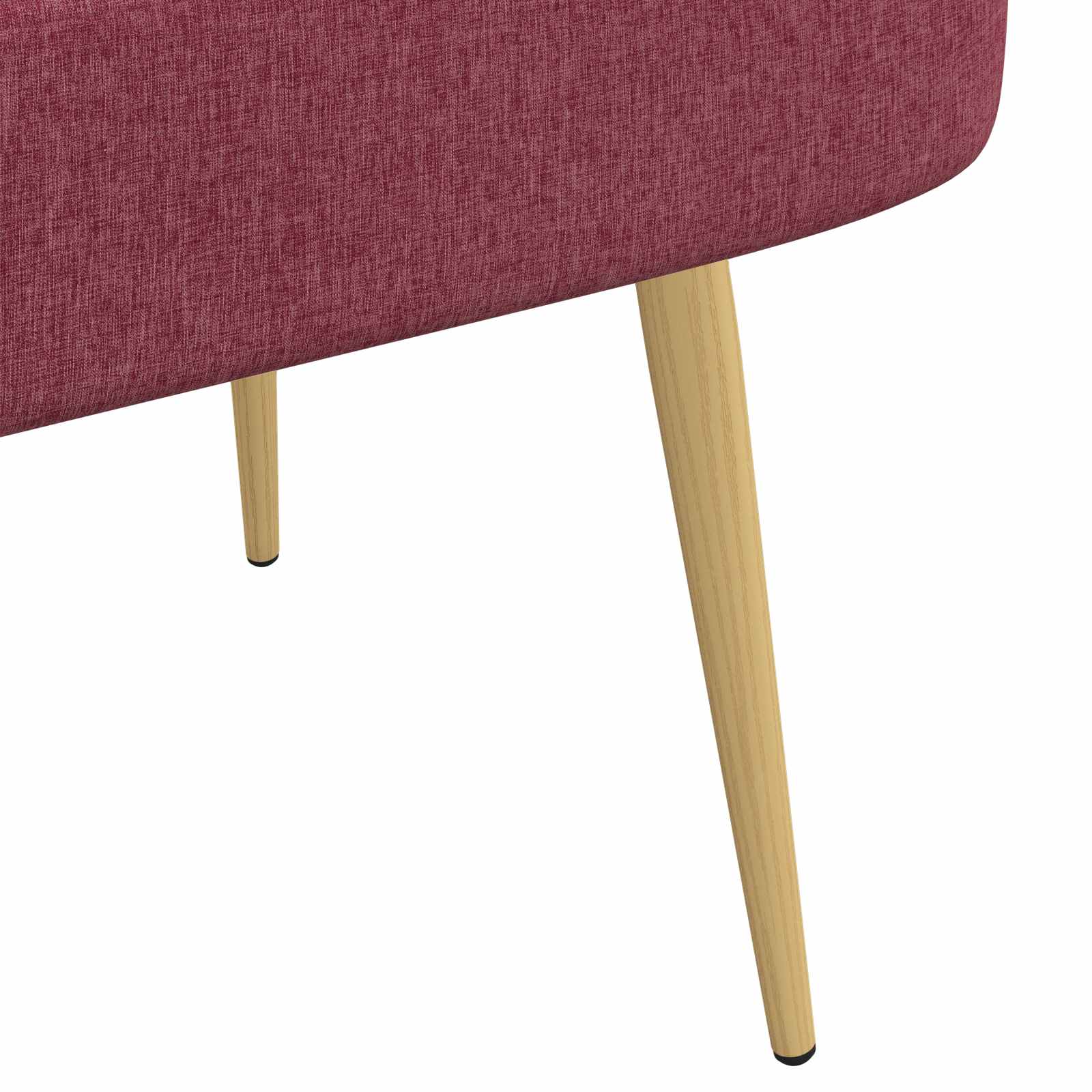 Banc rembourré avec dossier Bordeaux 110 x 60 x 76 cm Polyester - XIOS