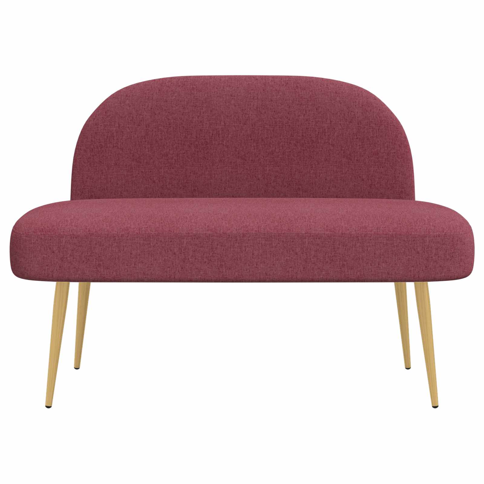 Banc rembourré avec dossier Bordeaux 110 x 60 x 76 cm Polyester - XIOS