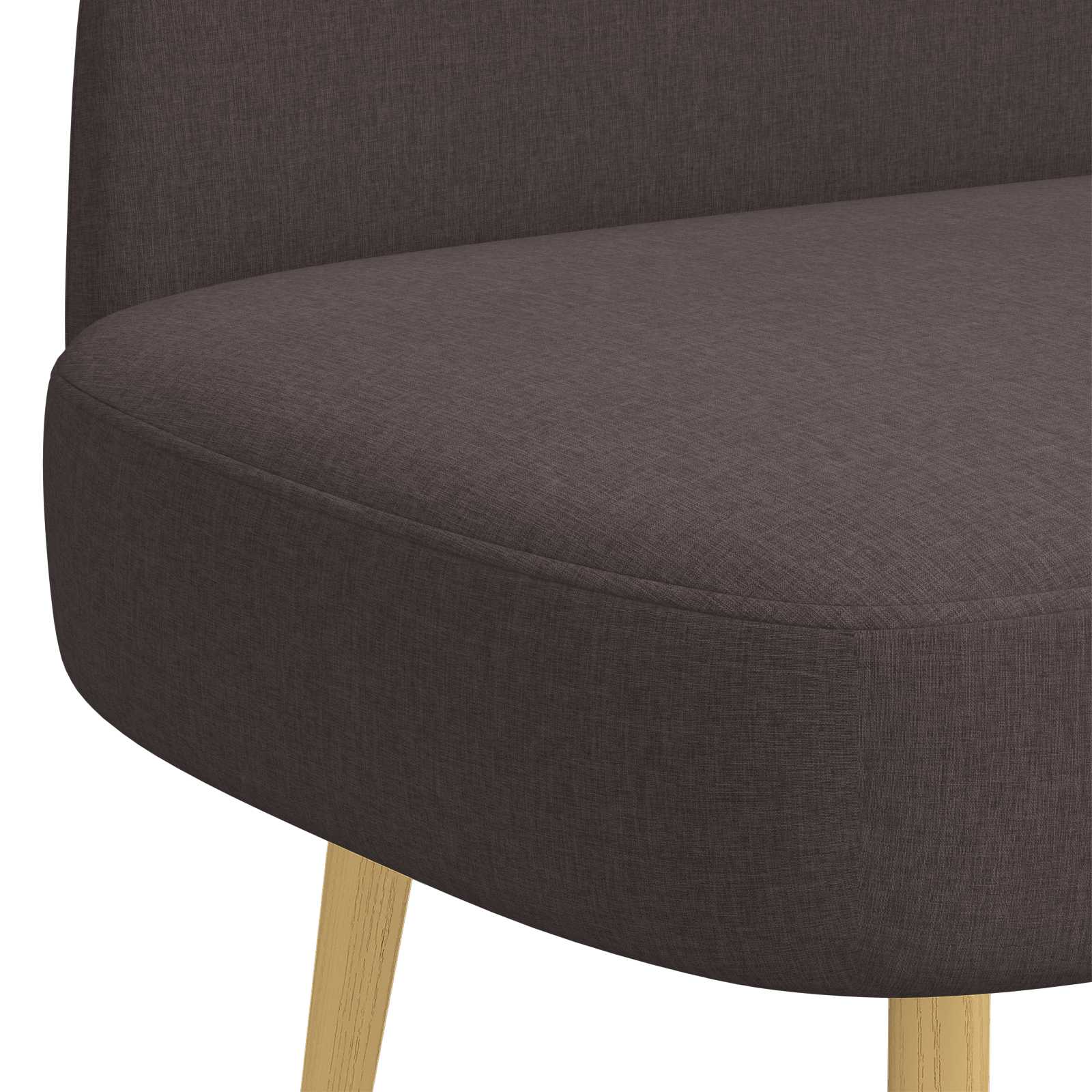 Banc rembourré avec dossier Marron foncé 110 x 60 x 76 cm - XIOS