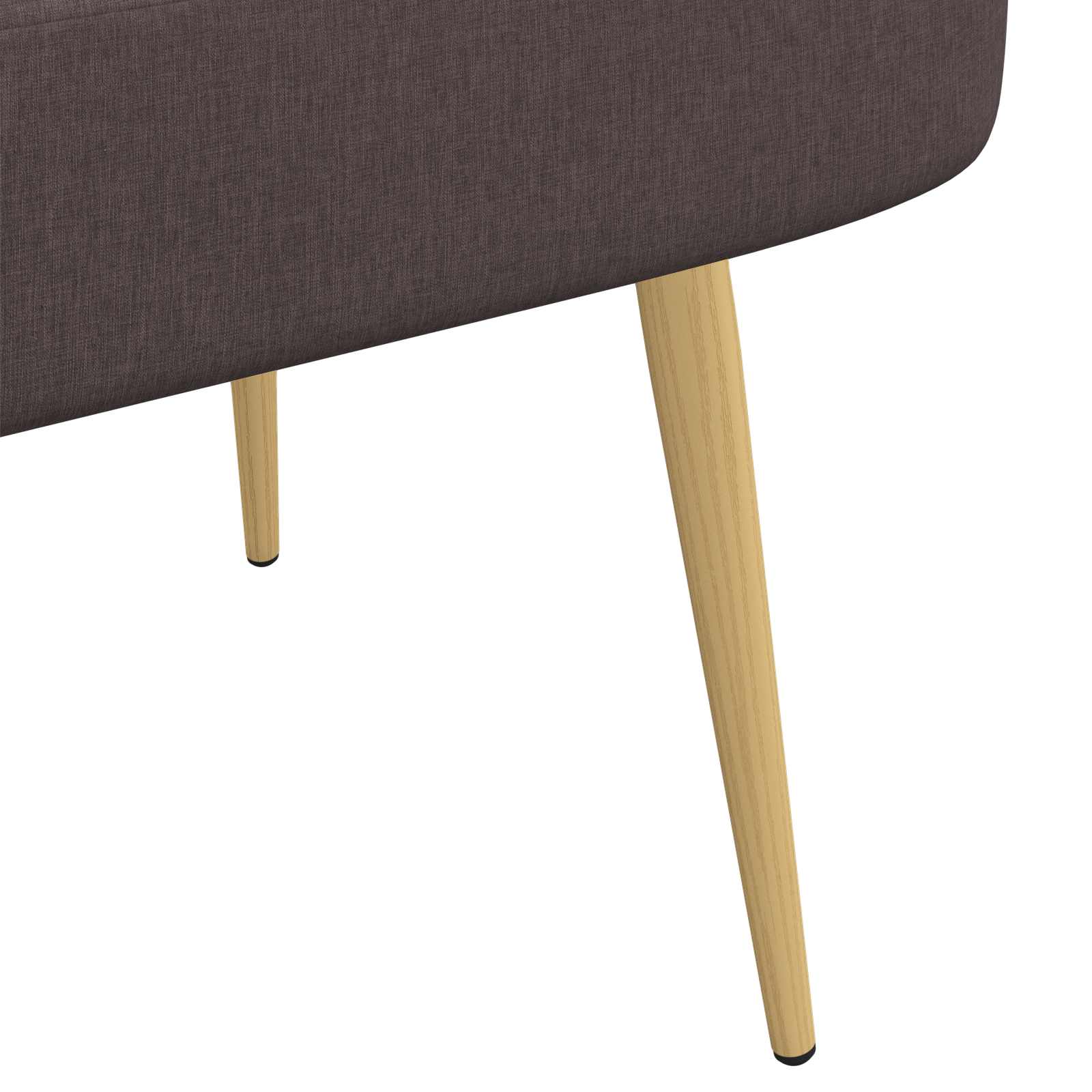 Banc rembourré avec dossier Marron foncé 110 x 60 x 76 cm - XIOS