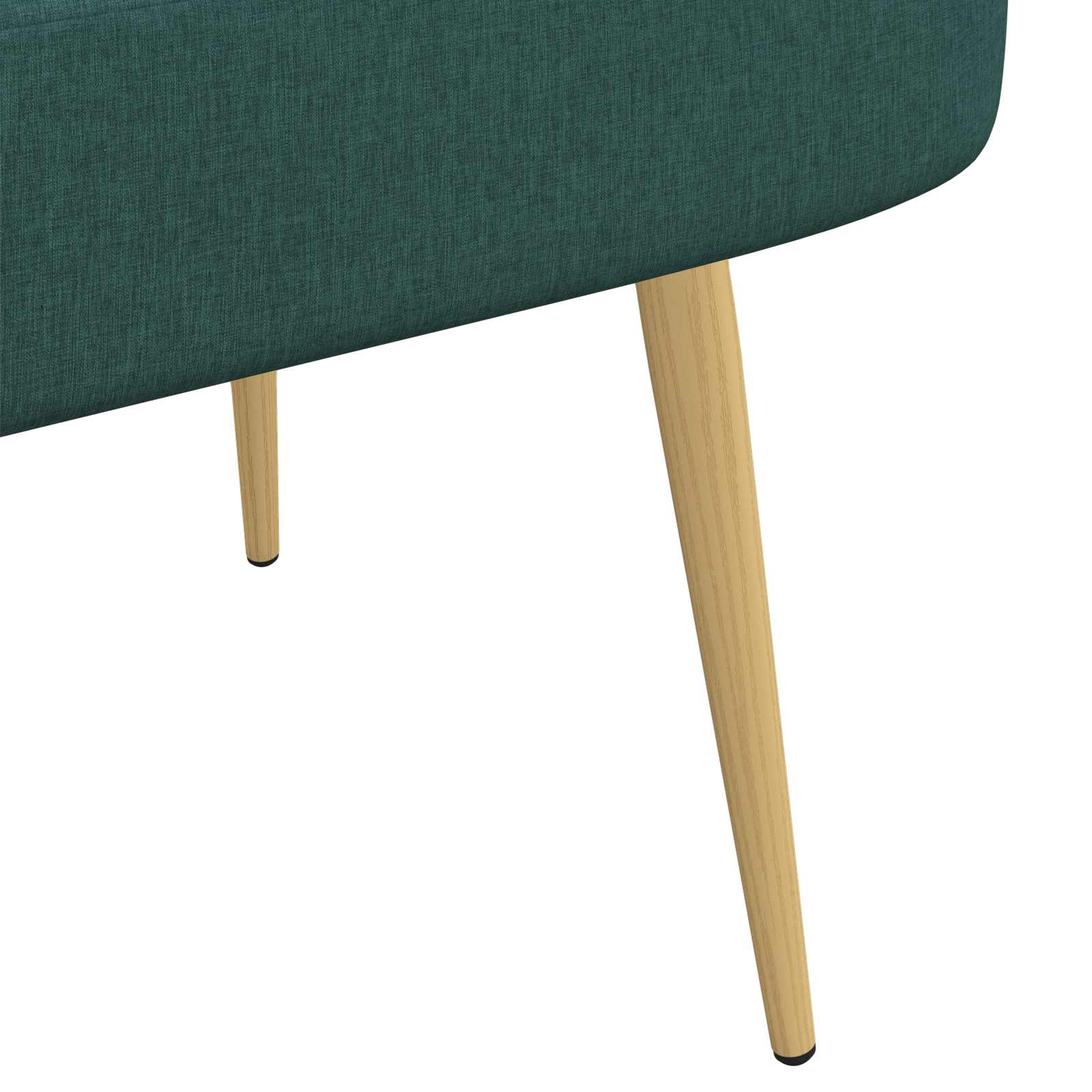 Banc rembourré avec dossier Vert foncé 110 x 60 x 76 cm - XIOS