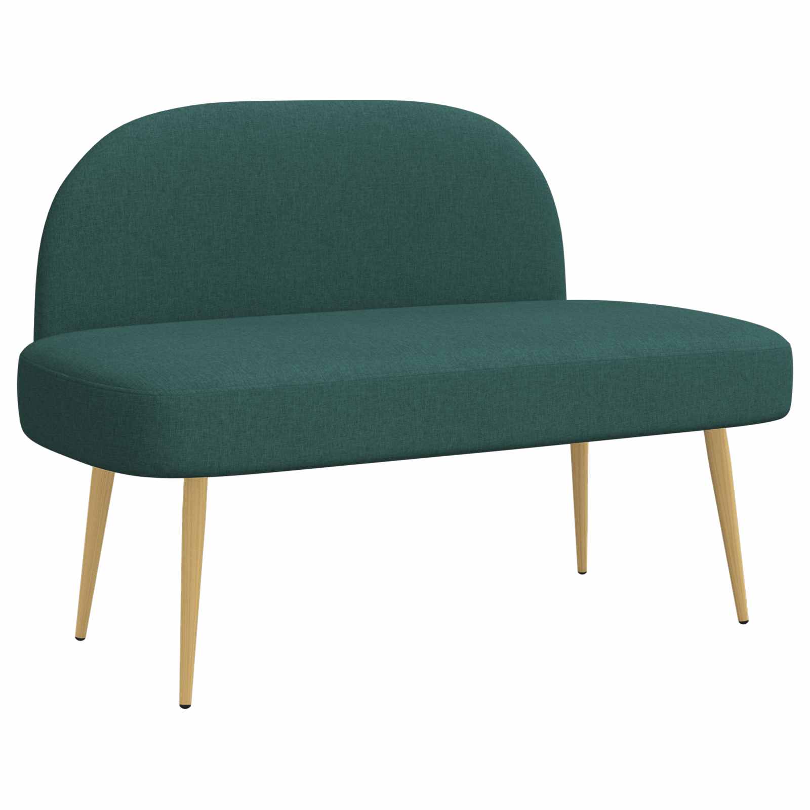 Banc rembourré avec dossier Vert foncé 110 x 60 x 76 cm - XIOS
