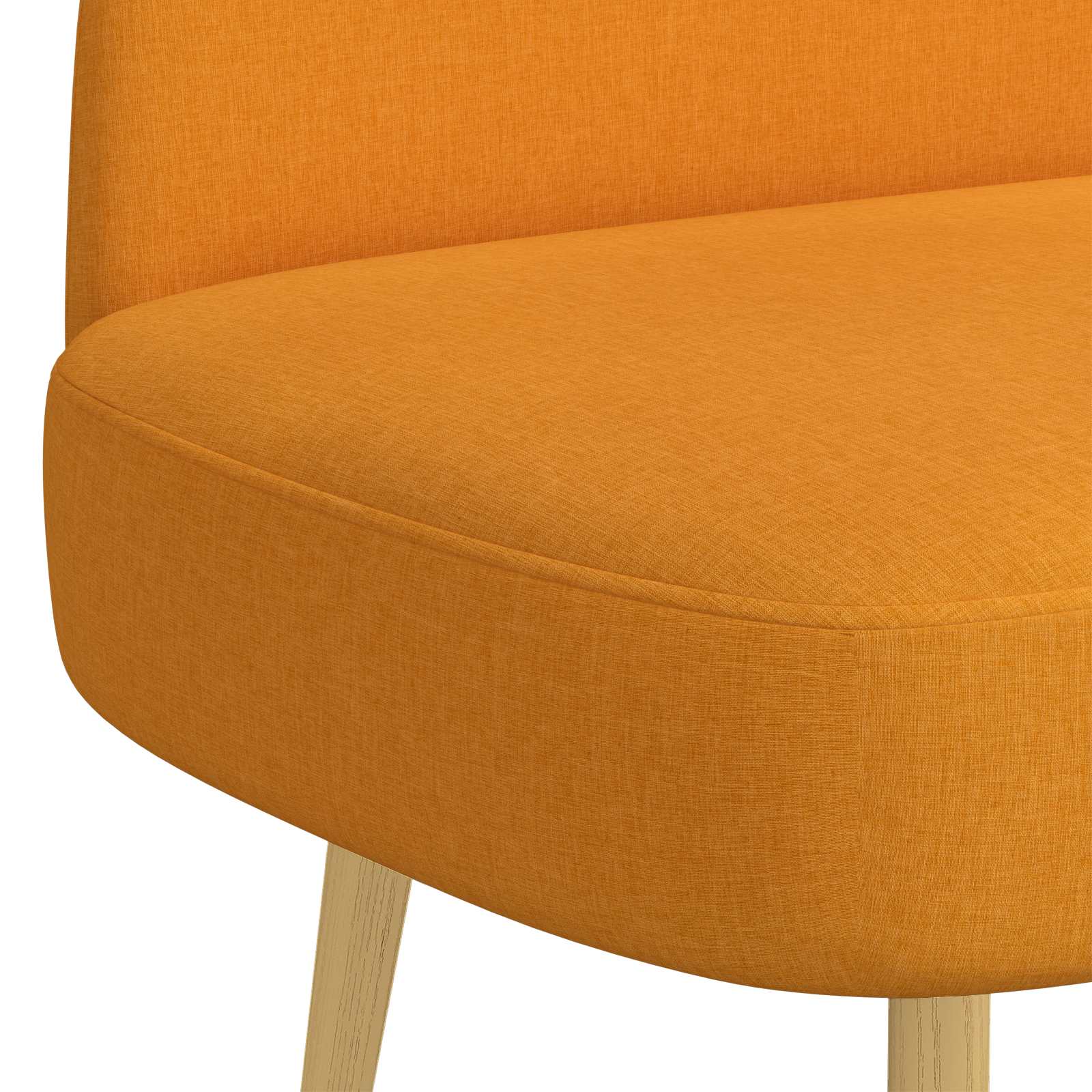 Banc rembourré avec dossier Jaune foncé 110 x 60 x 76 cm - XIOS
