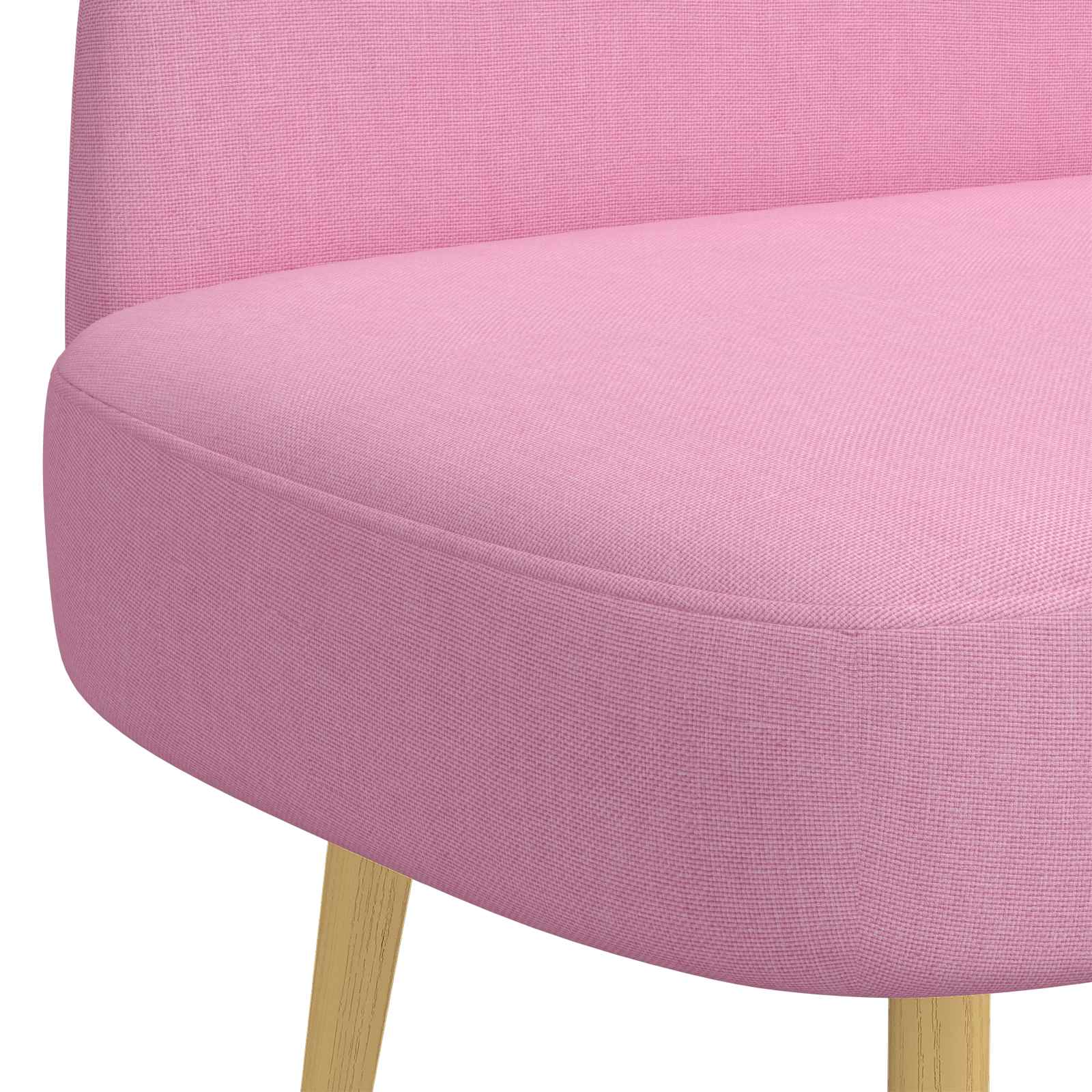 Banc rembourré avec dossier Rose 110 x 60 x 76 cm Polyester - XIOS