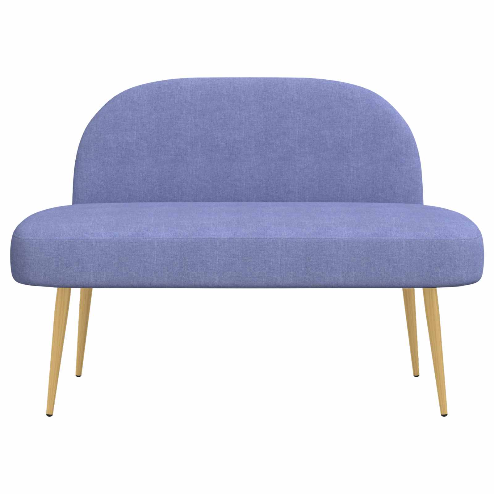 Banc rembourré avec dossier Bleu jean 110 x 60 x 76 cm - XIOS