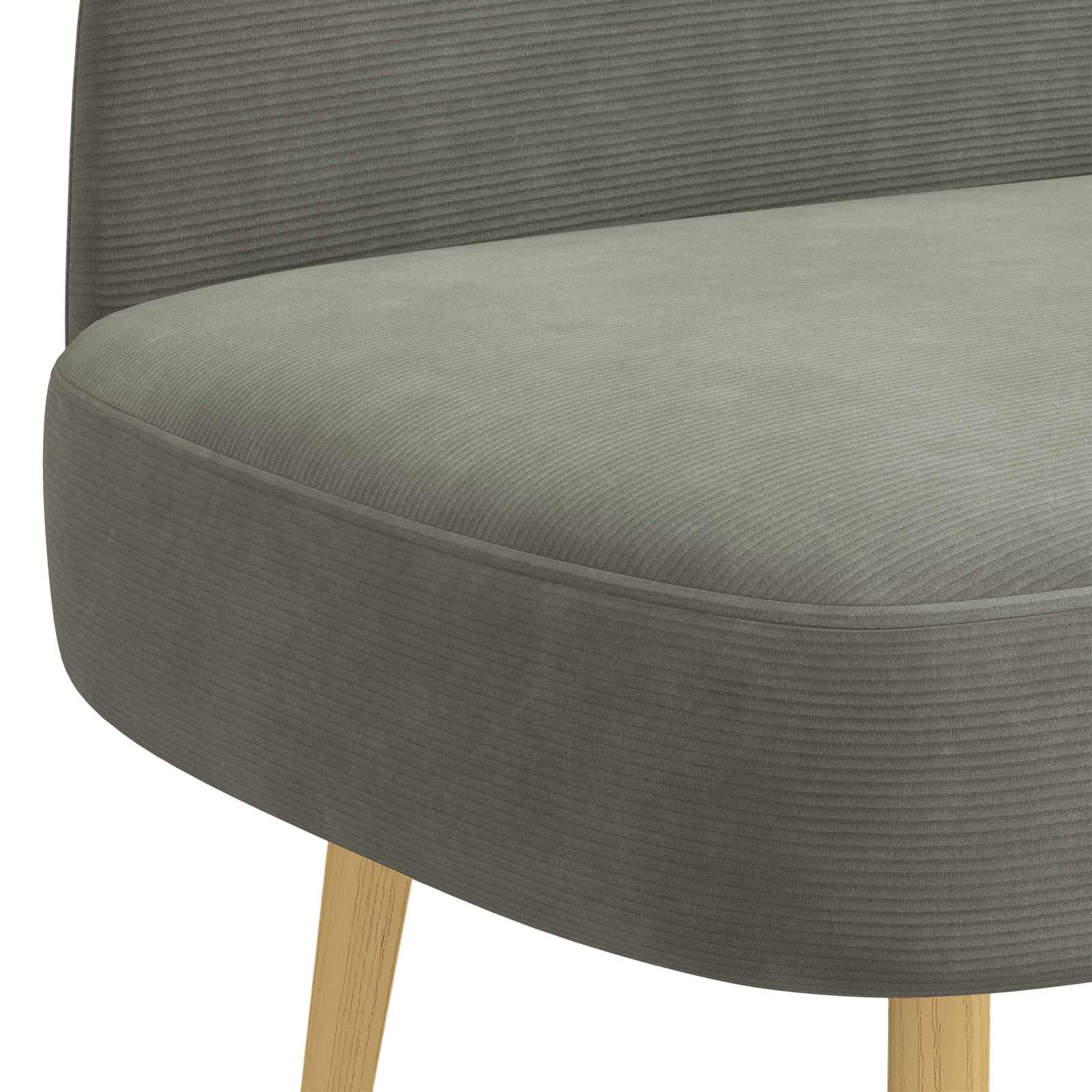 Banc rembourré avec dossier Gris clair 110 x 60 x 76 cm - XIOS