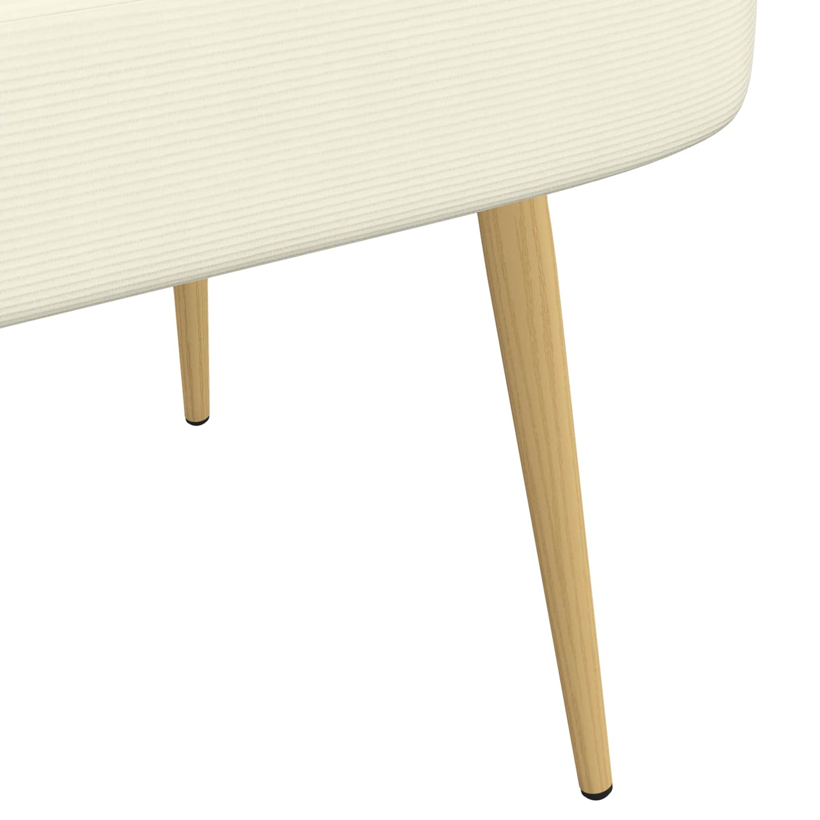 Banc rembourré avec dossier Crème 110 x 60 x 76 cm - XIOS