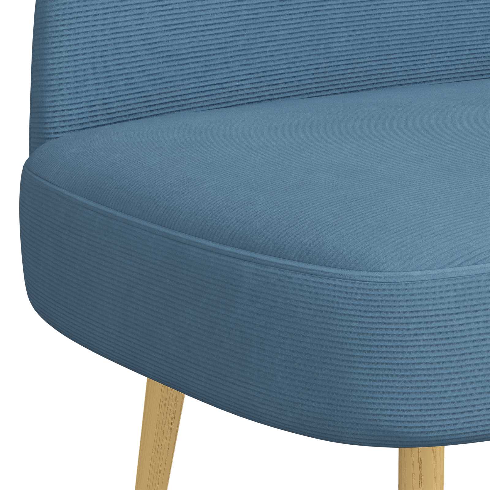 Banc rembourré avec dossier Bleu 110 x 60 x 76 cm - XIOS