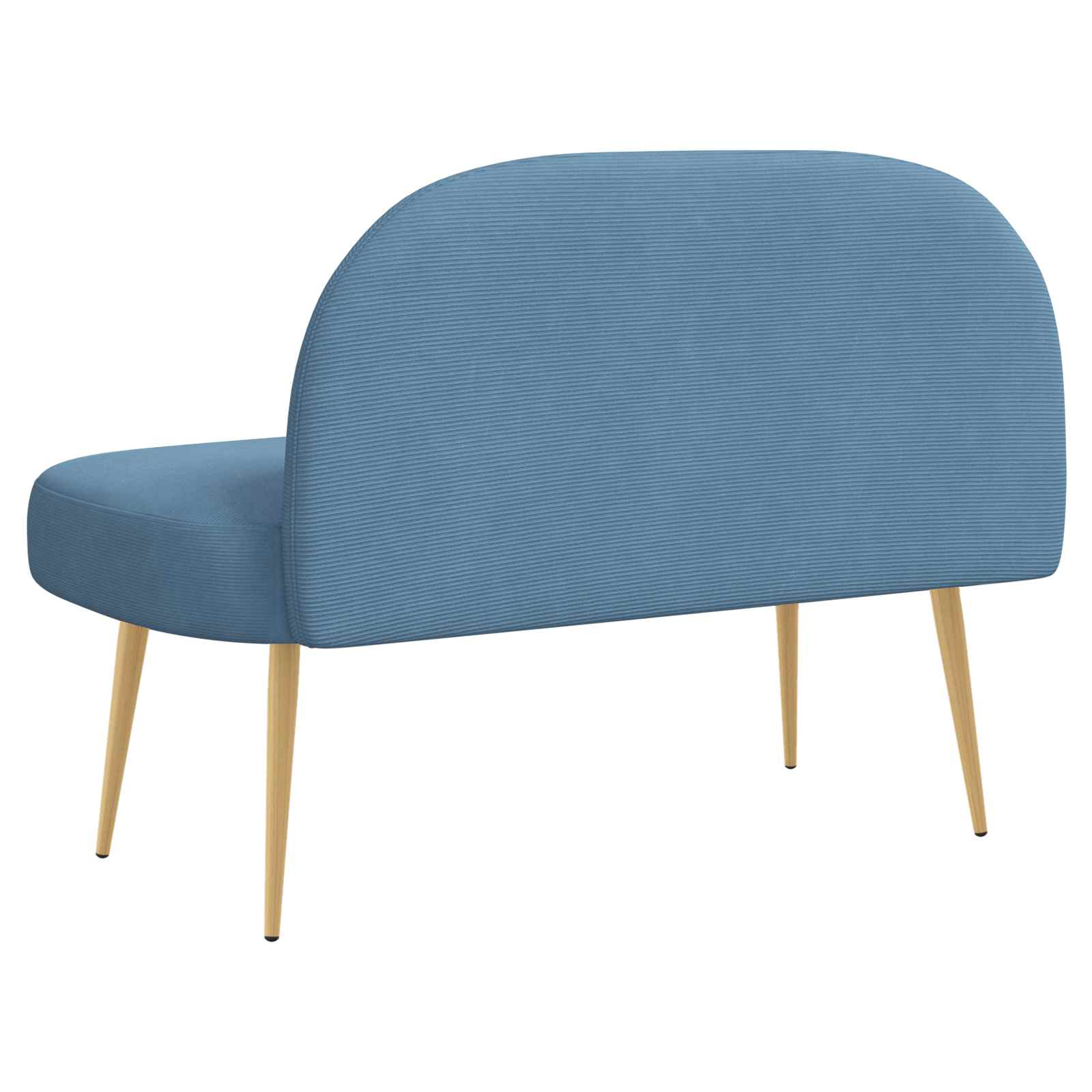 Banc rembourré avec dossier Bleu 110 x 60 x 76 cm - XIOS