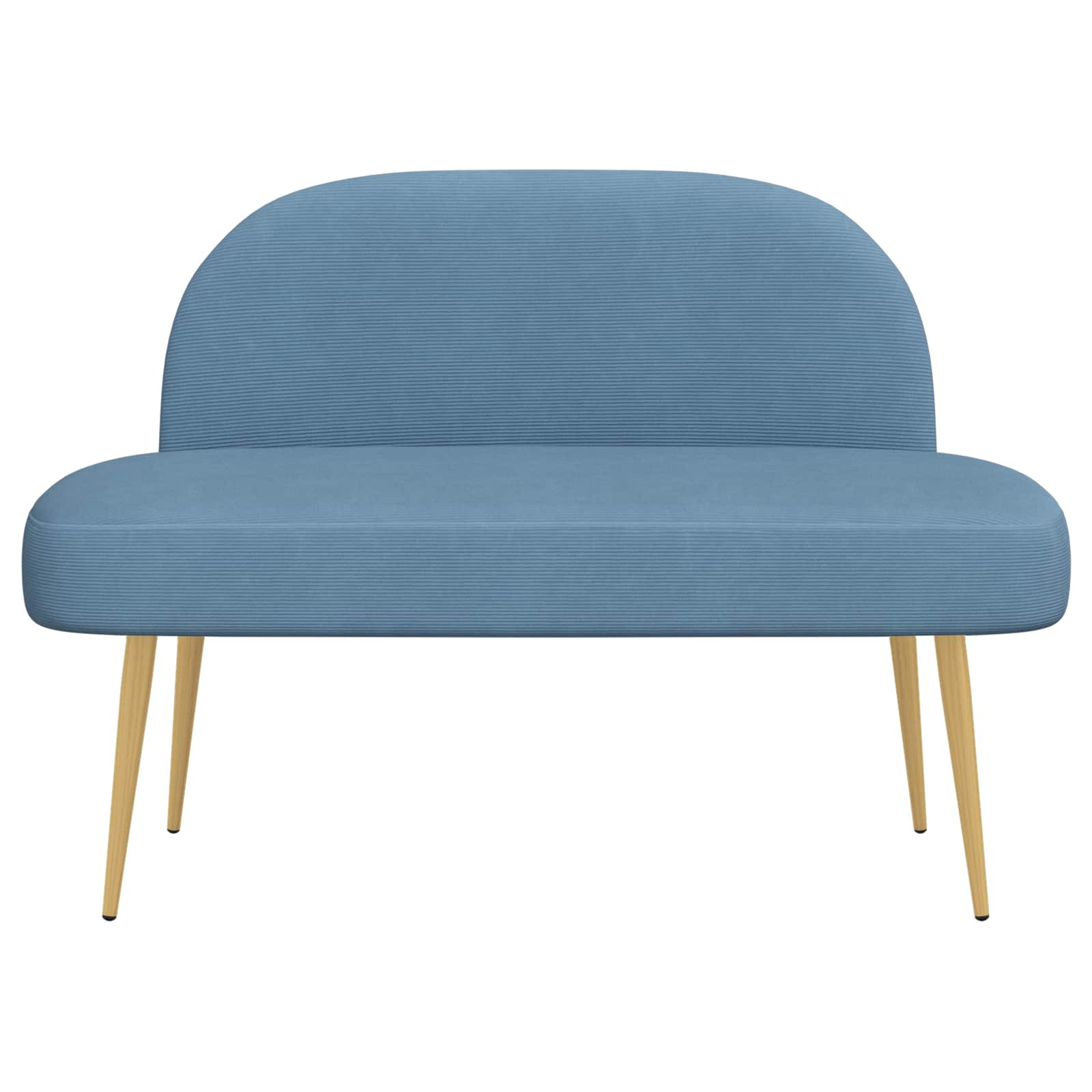 Banc rembourré avec dossier Bleu 110 x 60 x 76 cm - XIOS