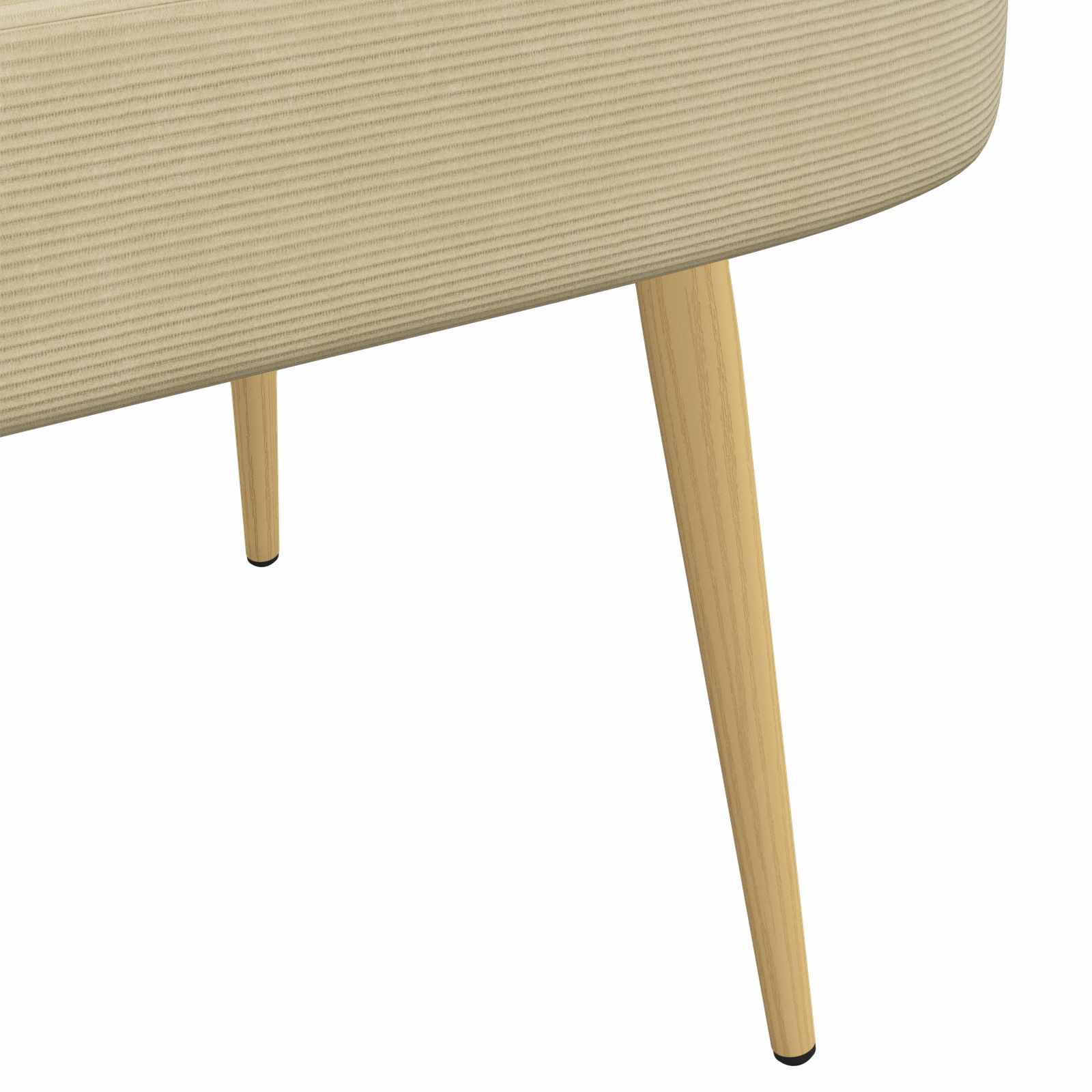Banc rembourré avec dossier Vert gris clair 110 x 60 x 76 cm - XIOS