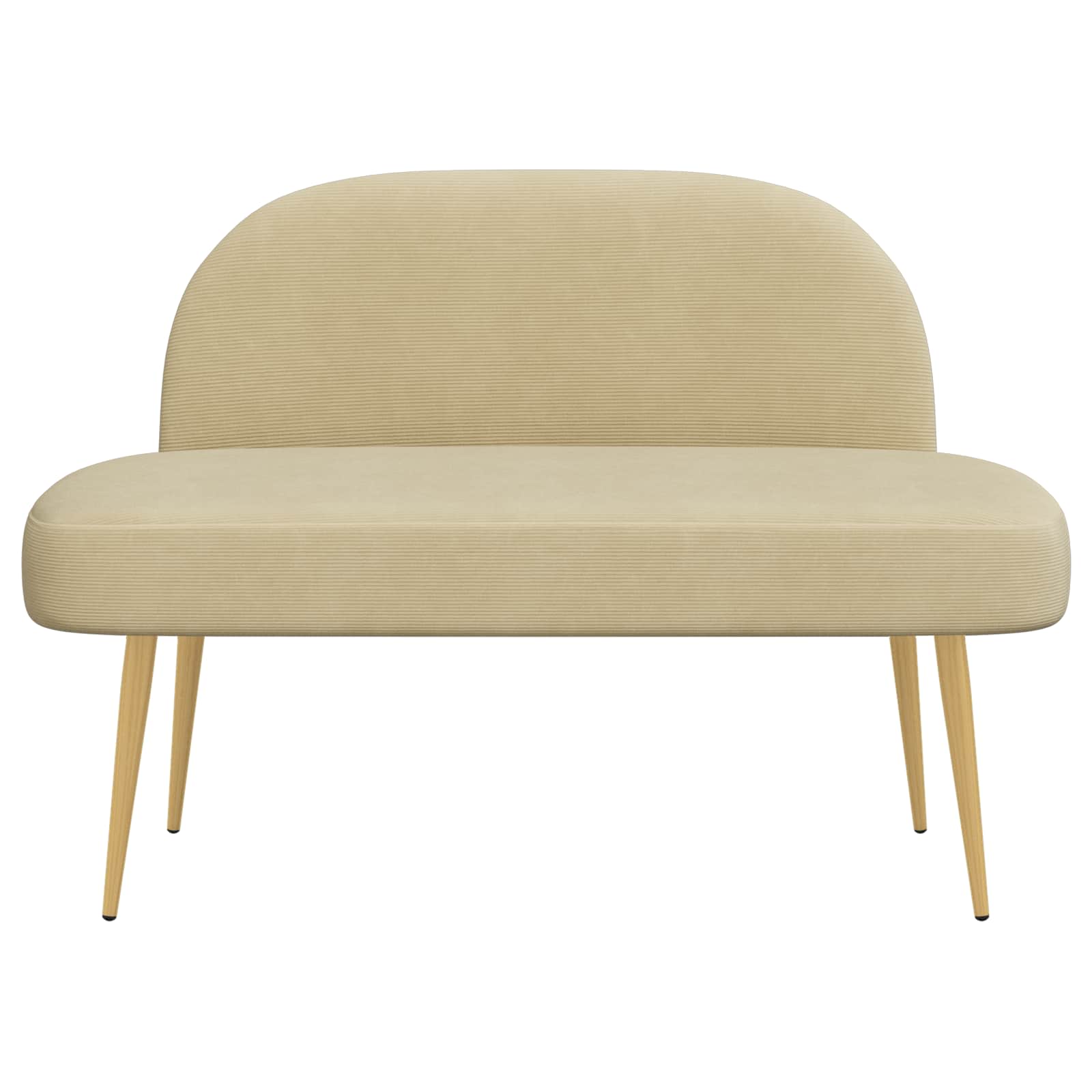 Banc rembourré avec dossier Vert gris clair 110 x 60 x 76 cm - XIOS