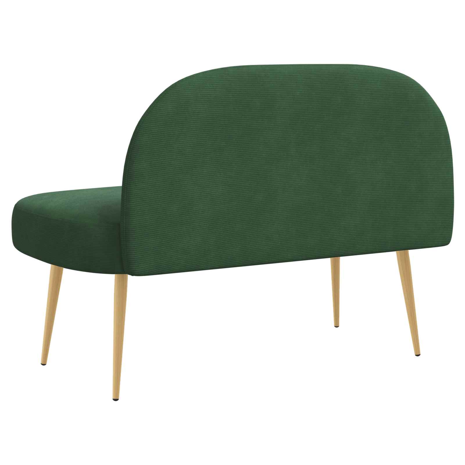 Banc rembourré avec dossier Vert jungle 110 x 60 x 76 cm - XIOS