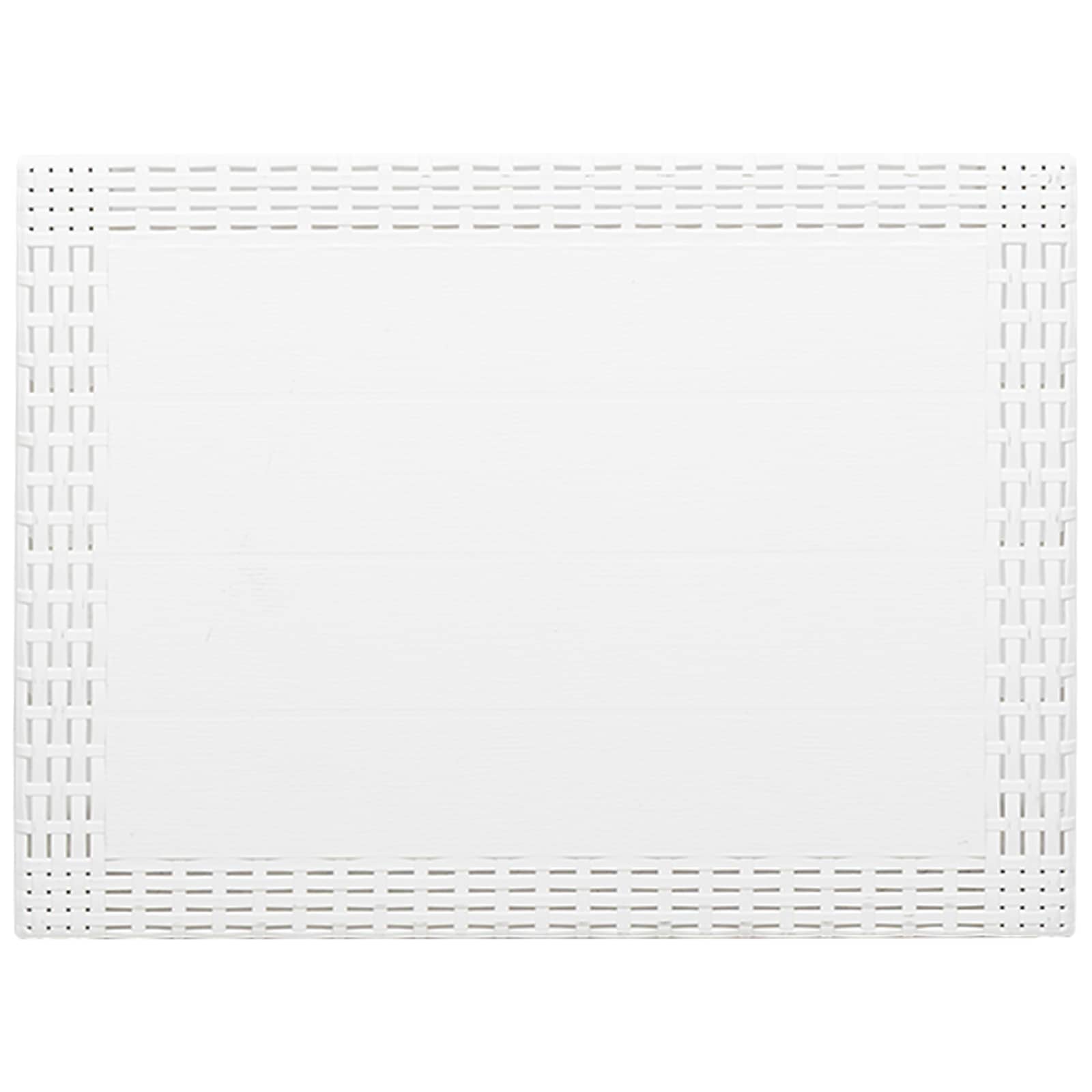 Ensemble salon avec coussin 3 pcs Blanc PP - XIOS