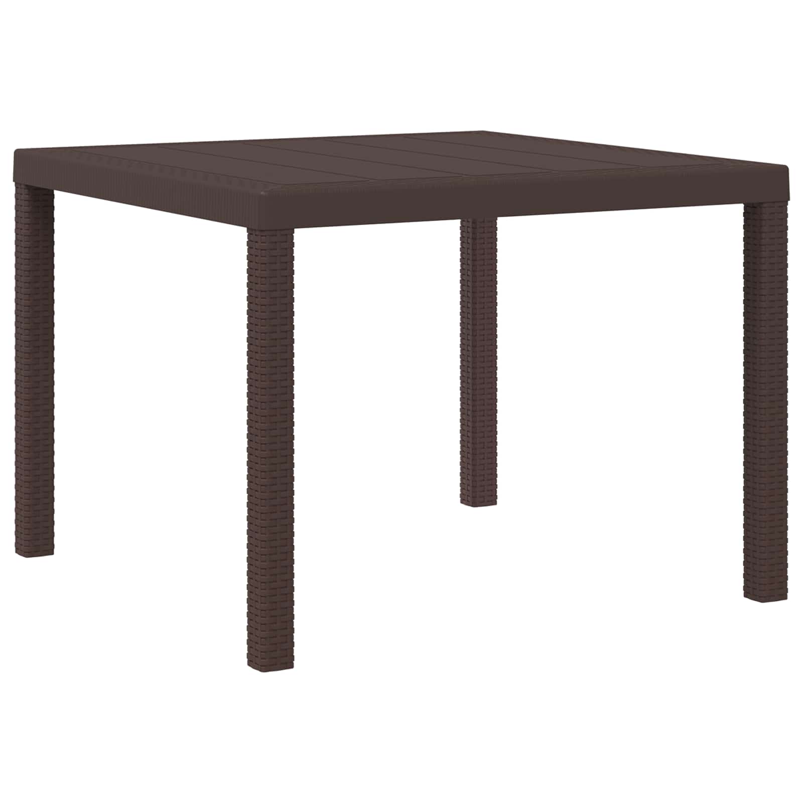 Ensemble de salle à manger pour jardin avec coussin 3 pcs PP