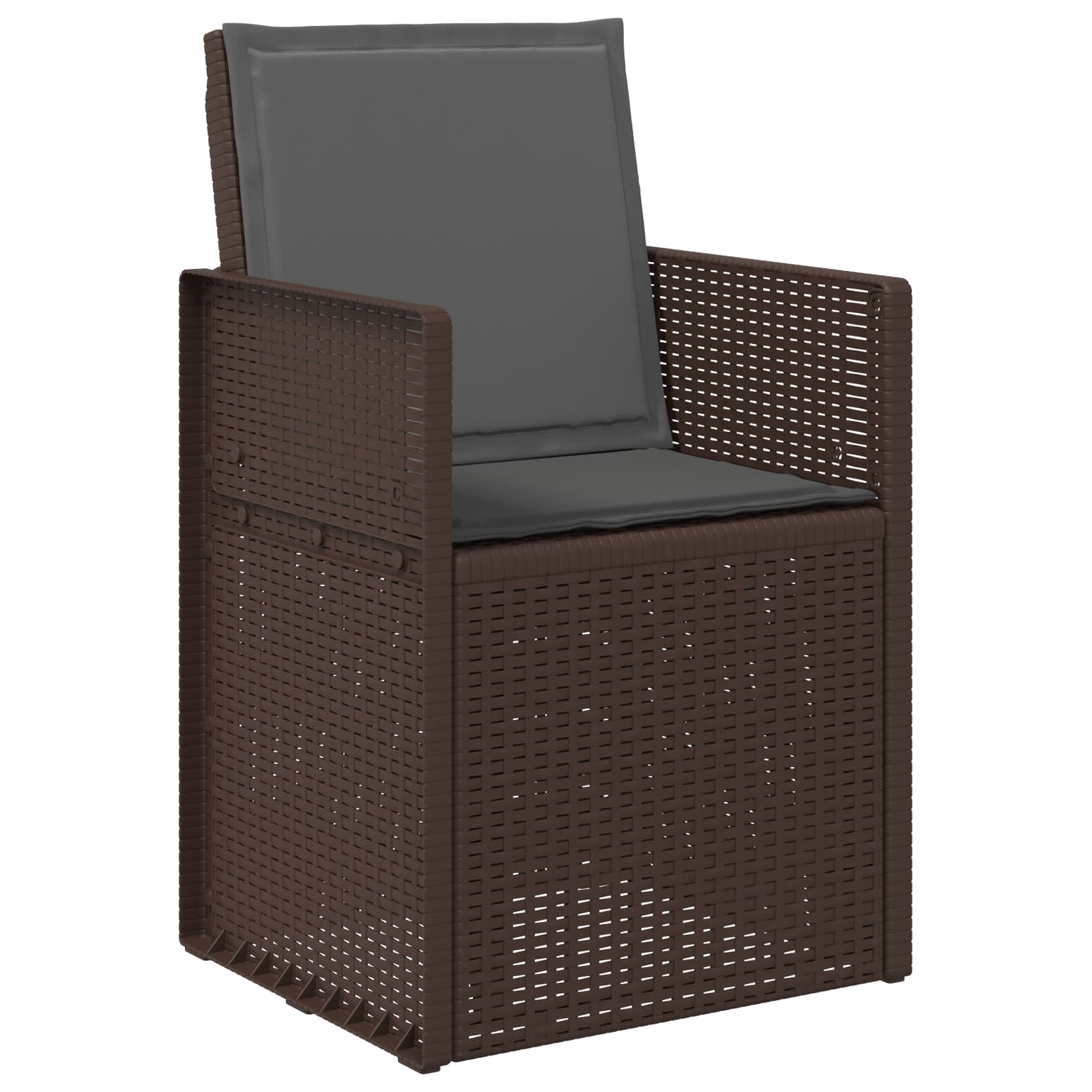 Ensemble de salle à manger pour jardin avec coussin 3 pcs PP