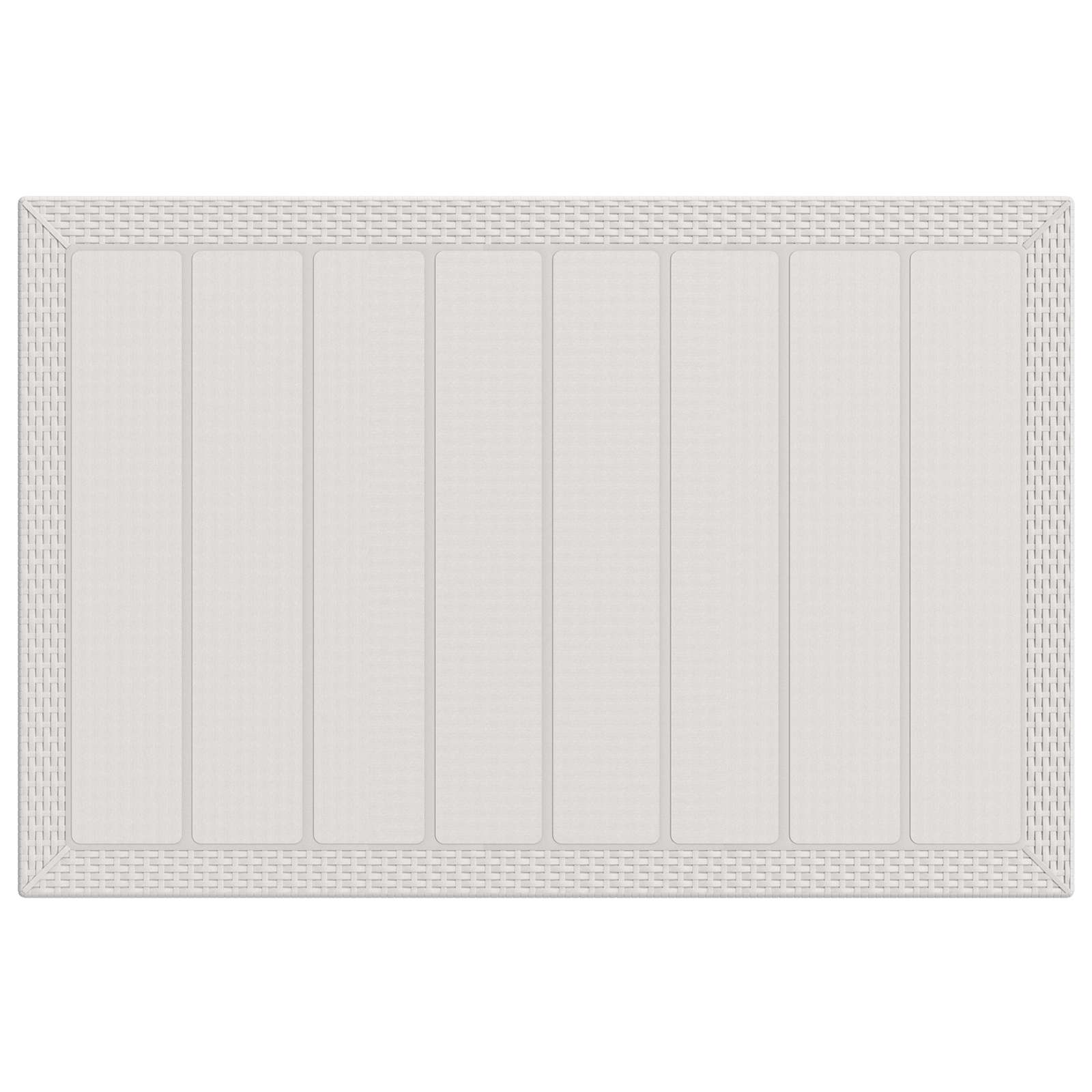 Ensemble de salle à manger pour jardin 5 pc Blanc et anthracite