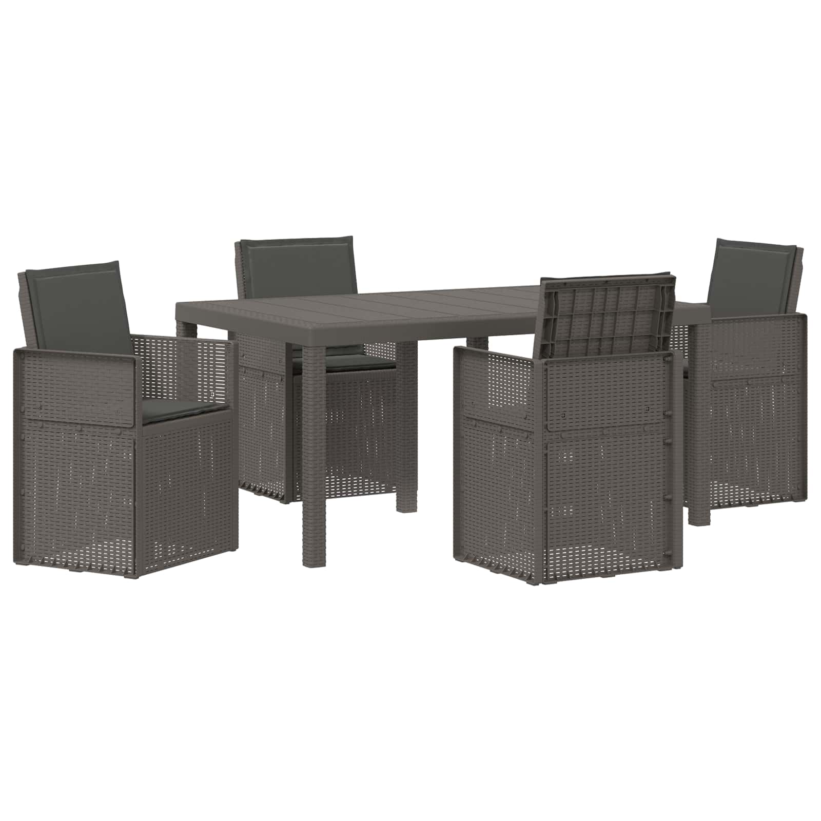 Ensemble de salle à manger pour jardin 5 pc PP