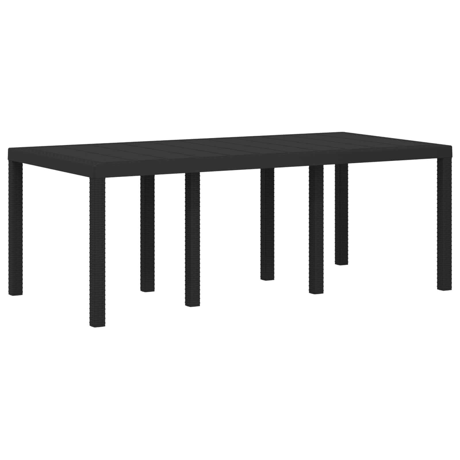 Ensemble de salle à manger pour jardin avec coussin 7 pcs PP - XIOS