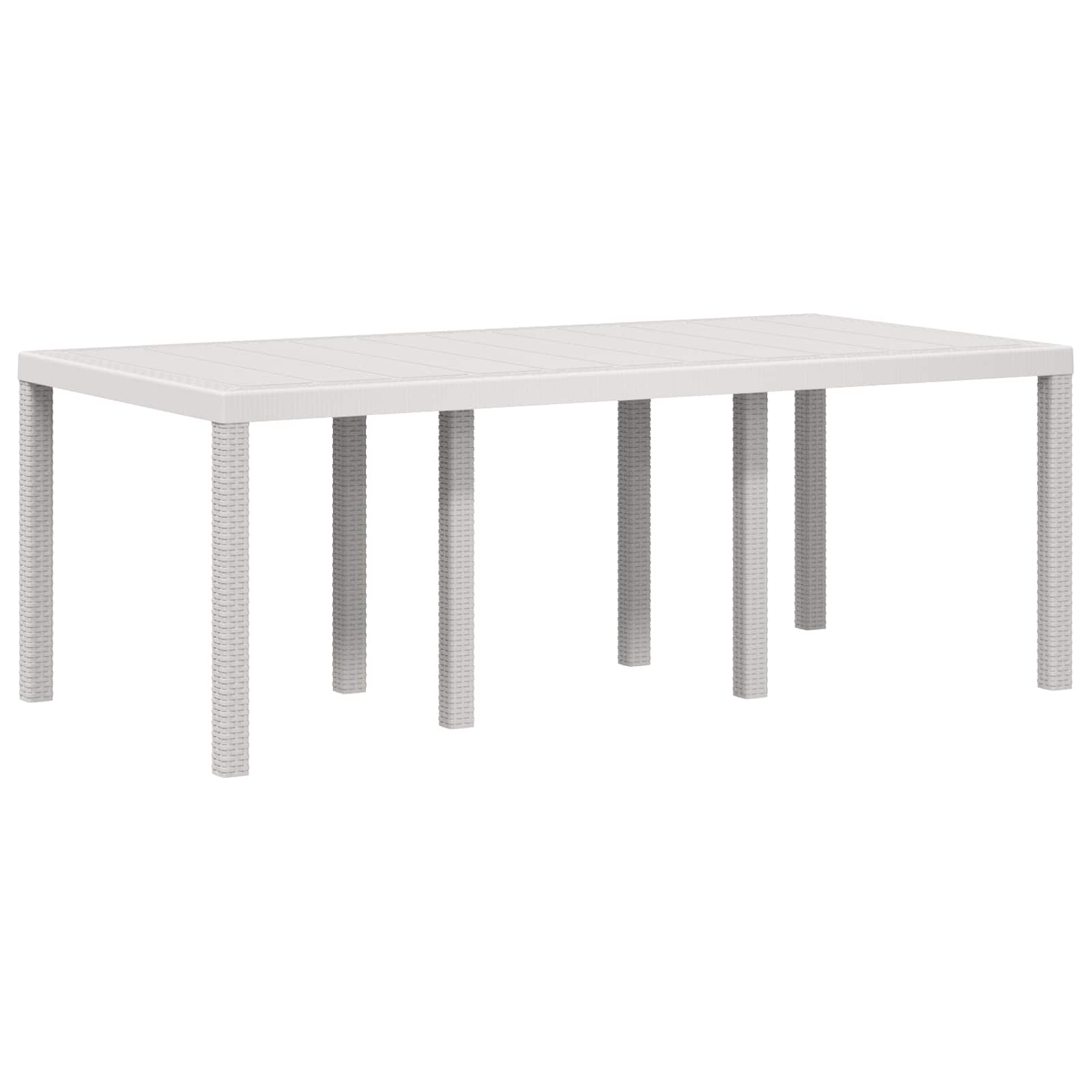 Ensemble de salle à manger pour jardin avec coussin 7 pcs PP - XIOS